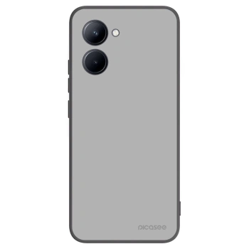 Picasee Μαύρη θήκη σιλικόνης για Realme C33 (2023) - Stone