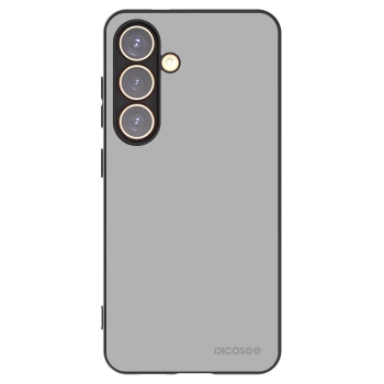 Picasee Μαύρη θήκη σιλικόνης για Samsung Galaxy S24 S921B 5G - Stone