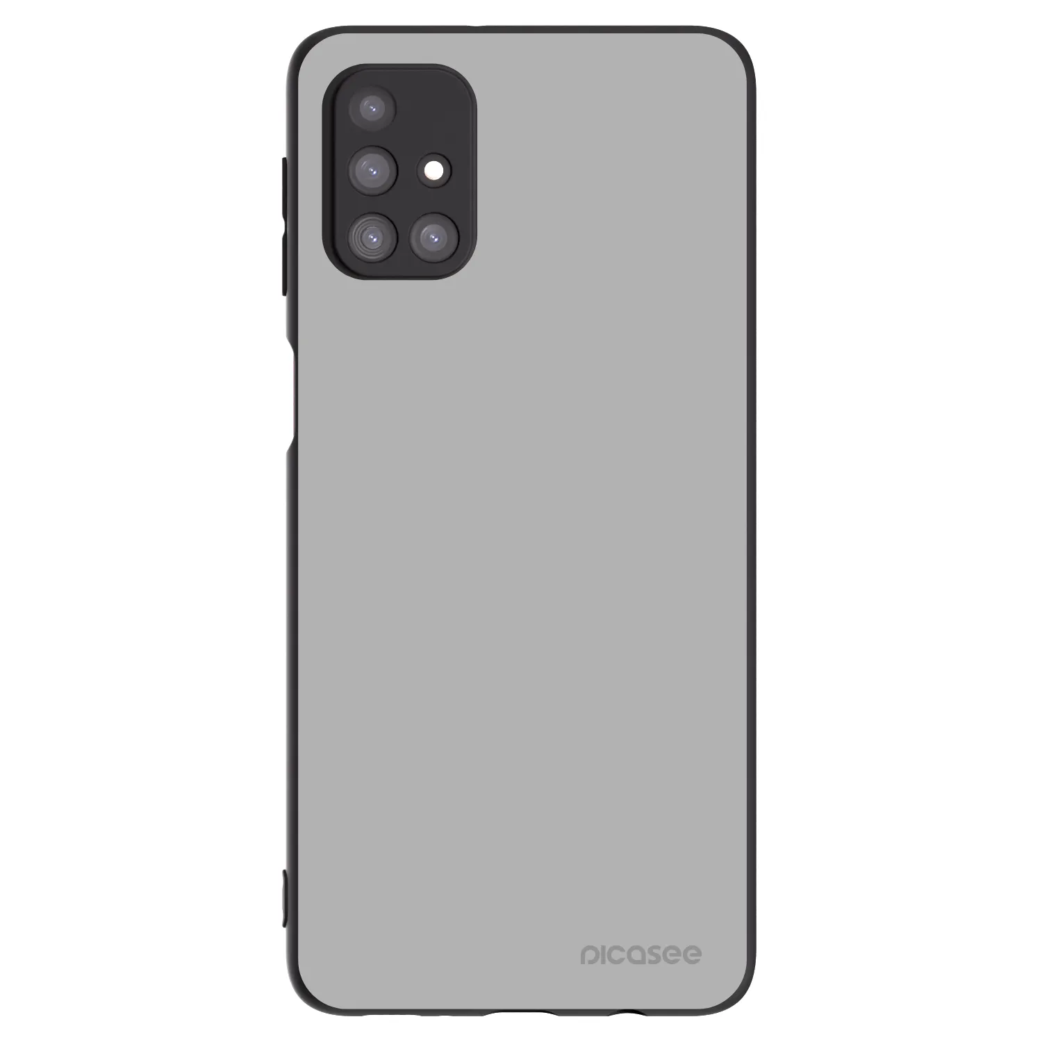 Picasee Μαύρη θήκη σιλικόνης για Samsung Galaxy M31s - Stone