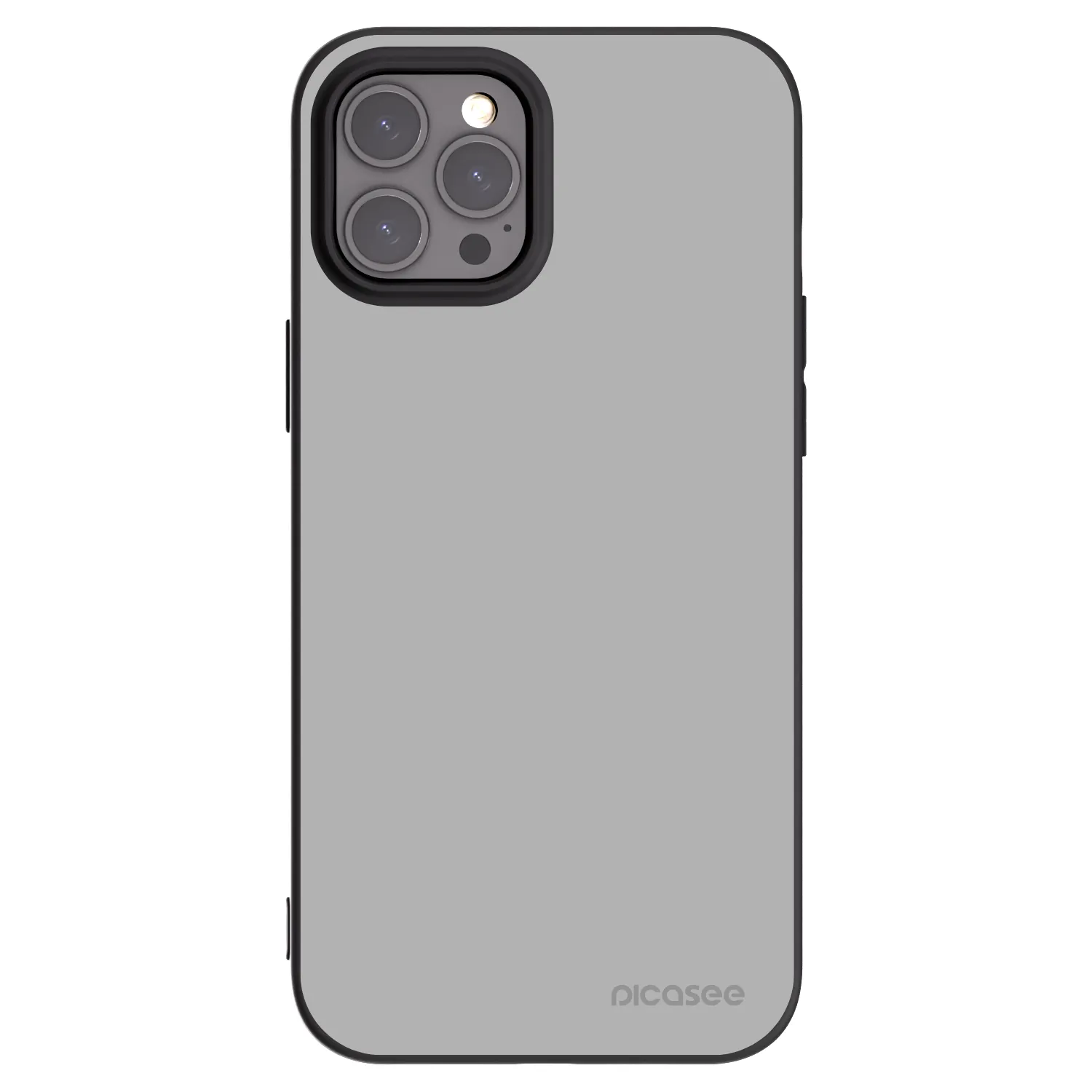 Picasee Μαύρη θήκη σιλικόνης για Apple iPhone 12 Pro Max - Stone