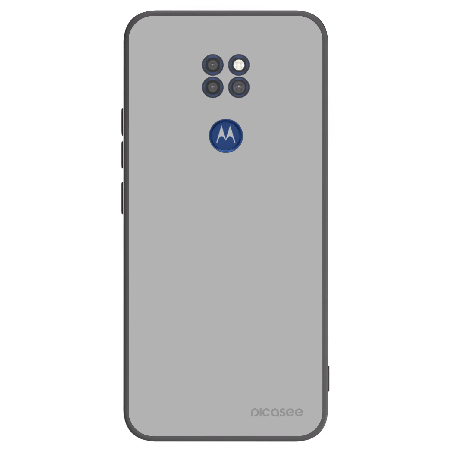Picasee Μαύρη θήκη σιλικόνης για Motorola Moto G9 Play - Stone