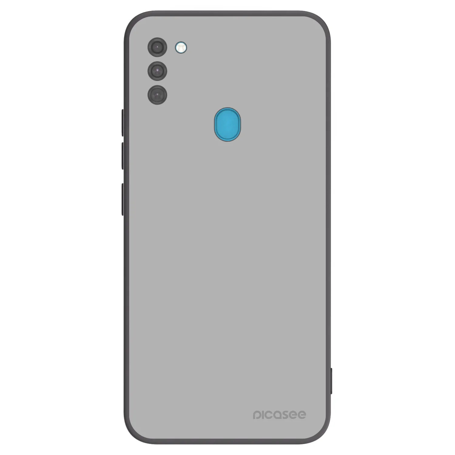 Picasee Μαύρη θήκη σιλικόνης για Samsung Galaxy M11 - Stone