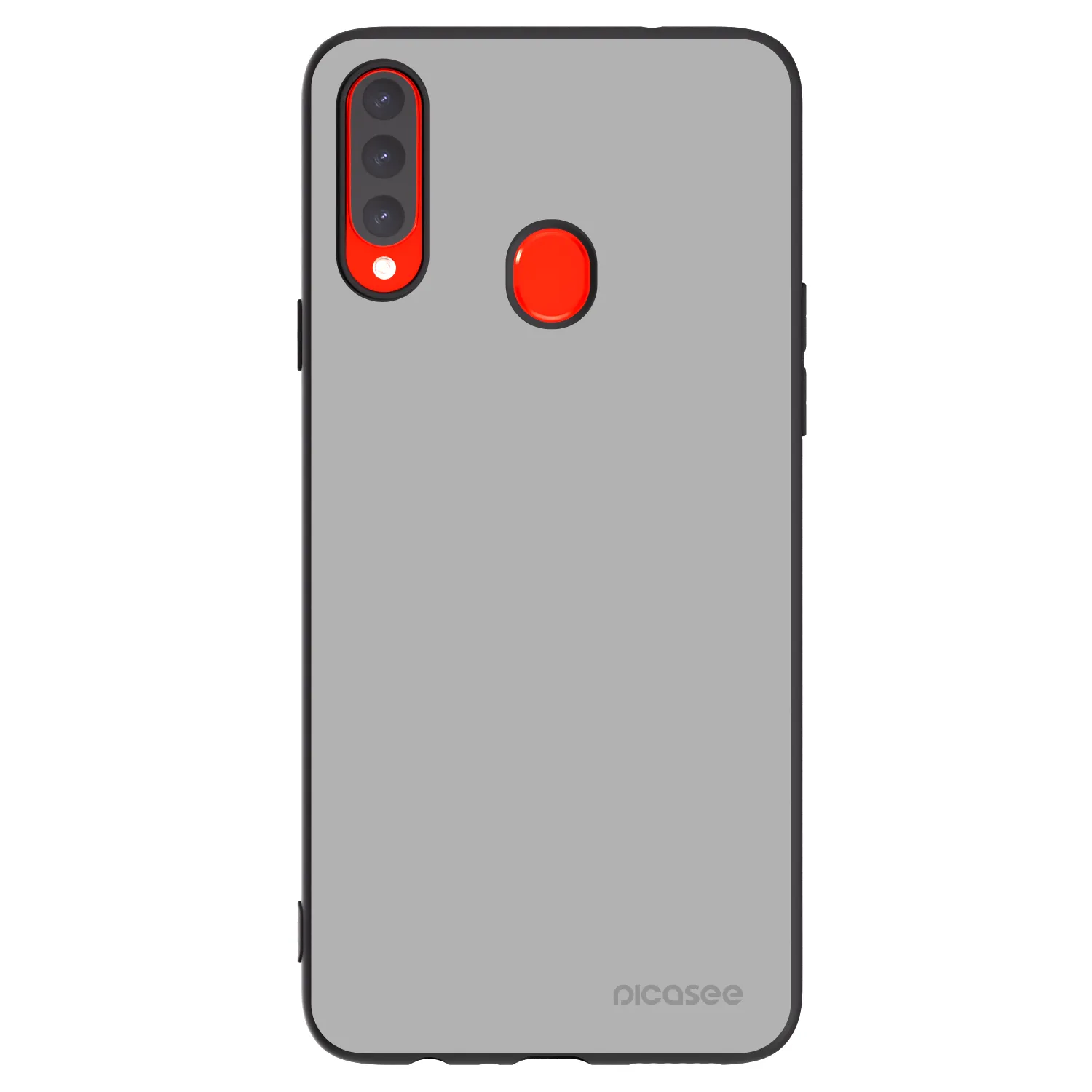 Picasee Μαύρη θήκη σιλικόνης για Samsung Galaxy A20s - Stone