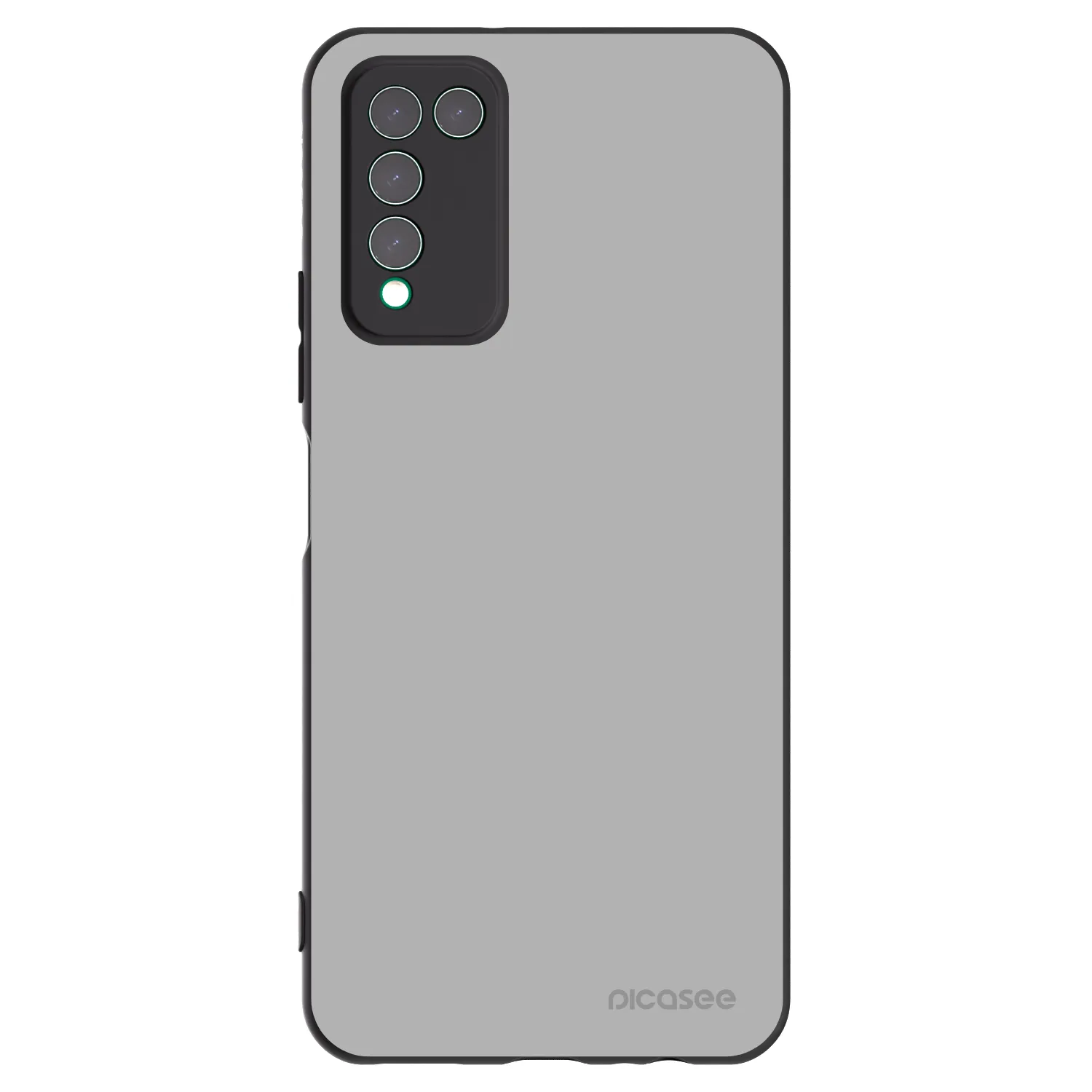 Picasee Μαύρη θήκη σιλικόνης για Honor 10X Lite - Stone
