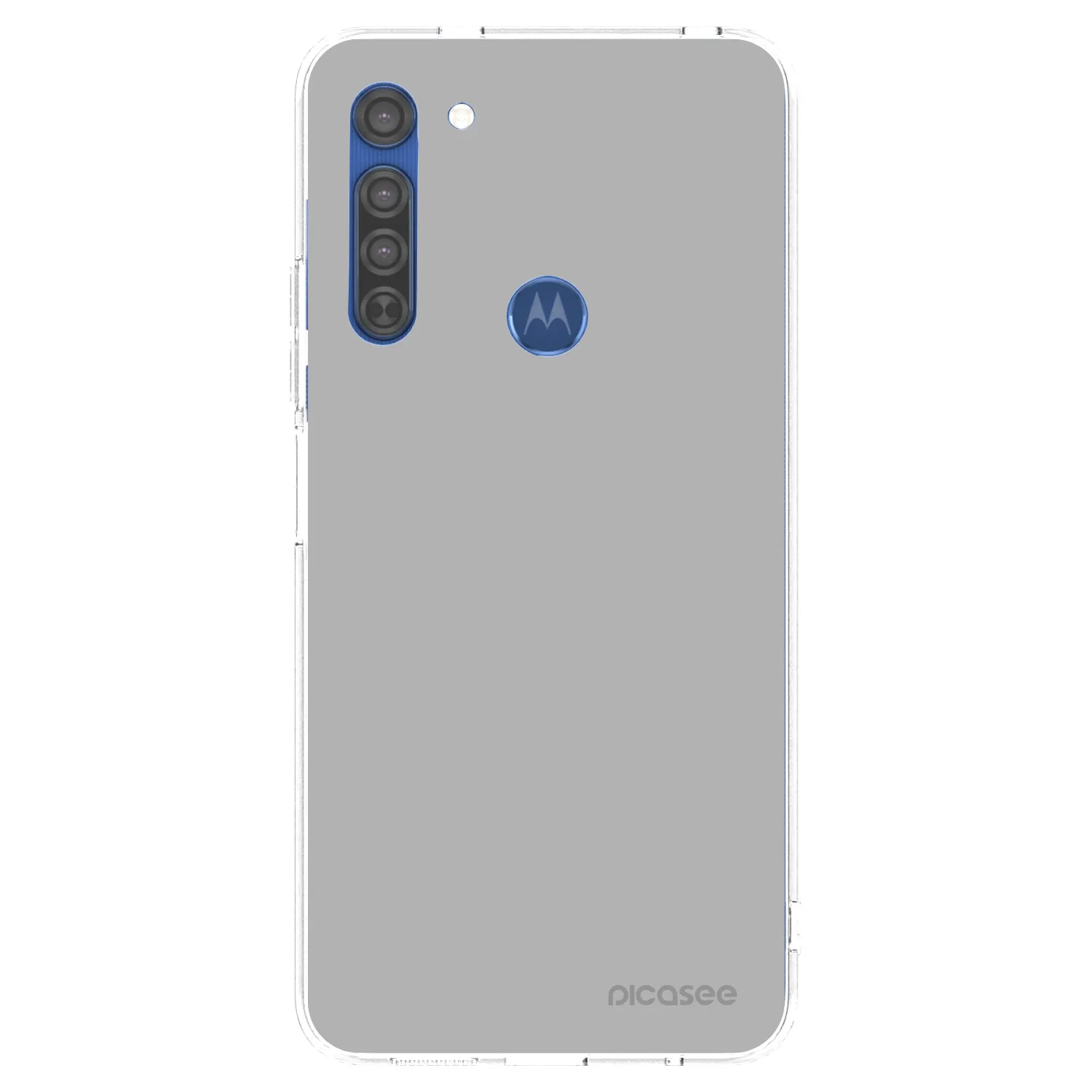 Picasee διαφανής θήκη σιλικόνης Motorola Moto G8 - Stone