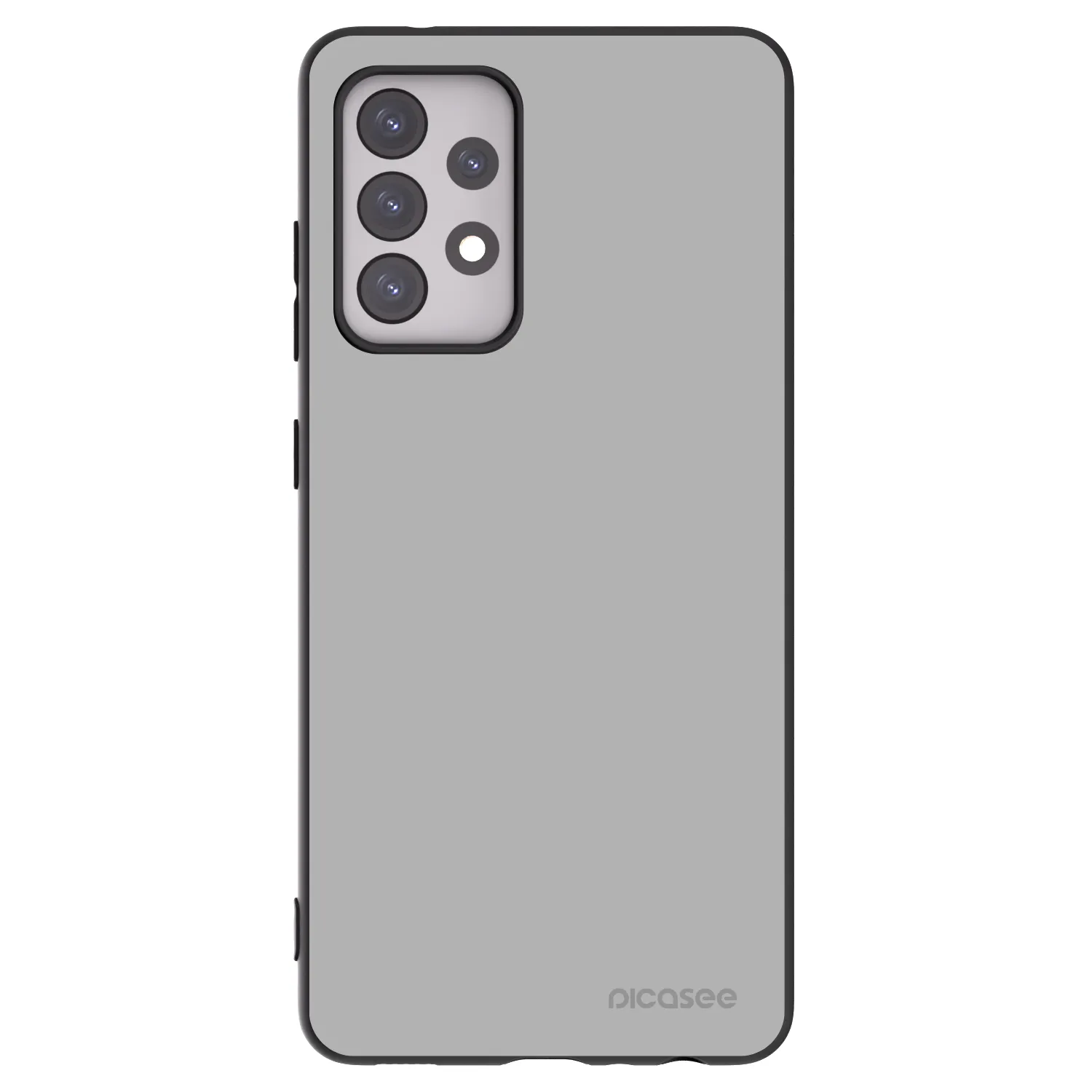 Picasee Μαύρη θήκη σιλικόνης για Samsung Galaxy A52 5G A525F - Stone