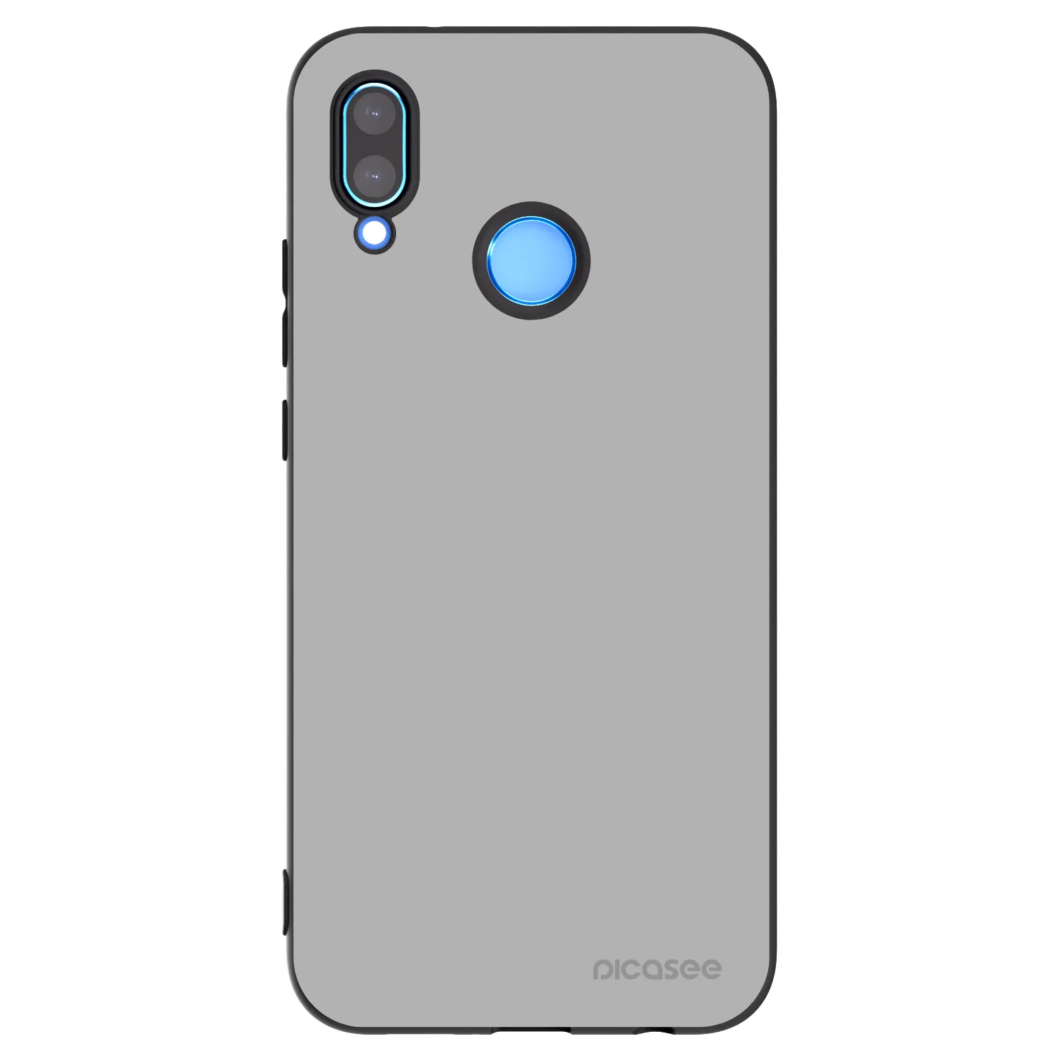 Picasee Μαύρη θήκη σιλικόνης για Huawei P20 Lite - Stone