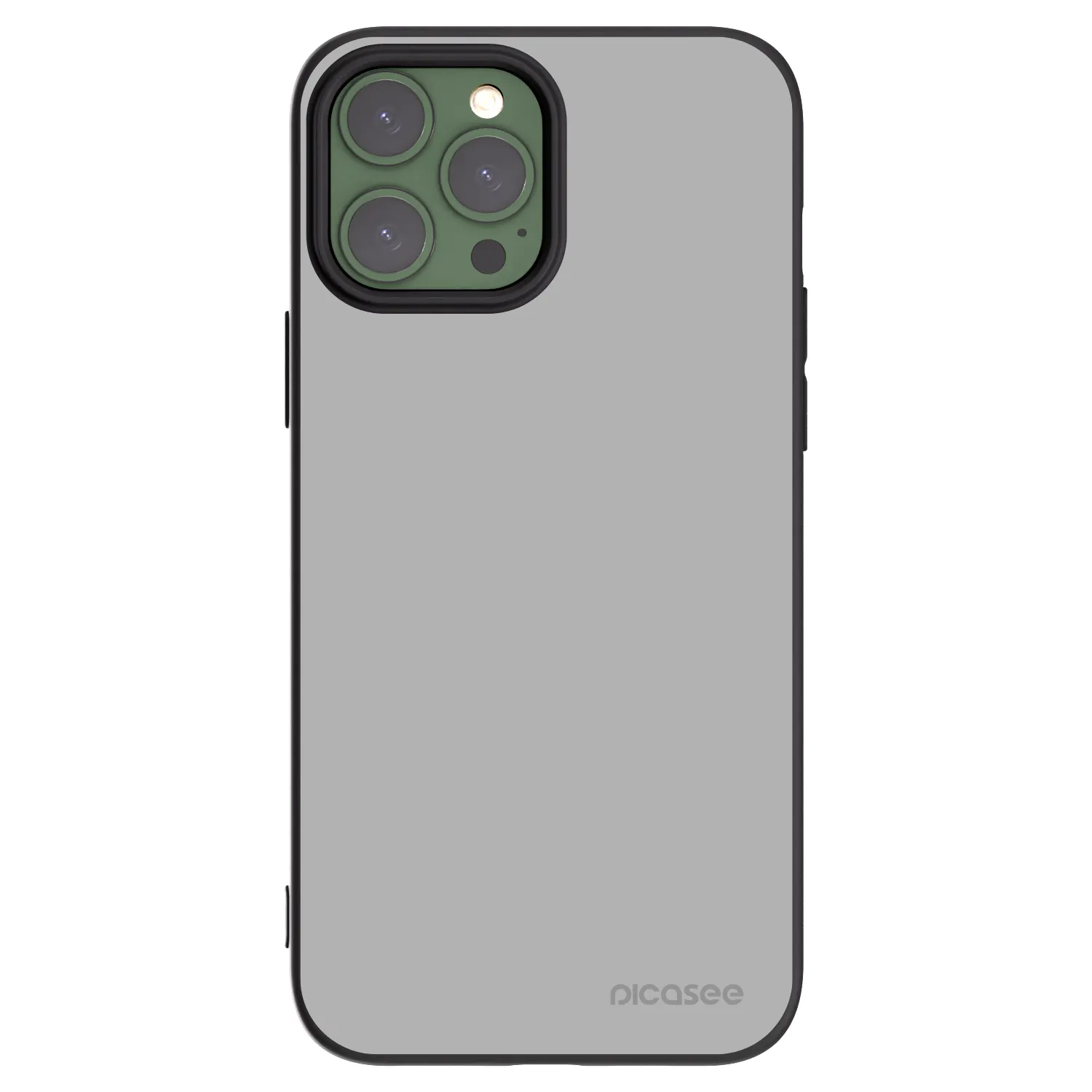 Picasee Μαύρη θήκη σιλικόνης για Apple iPhone 13 Pro Max - Stone
