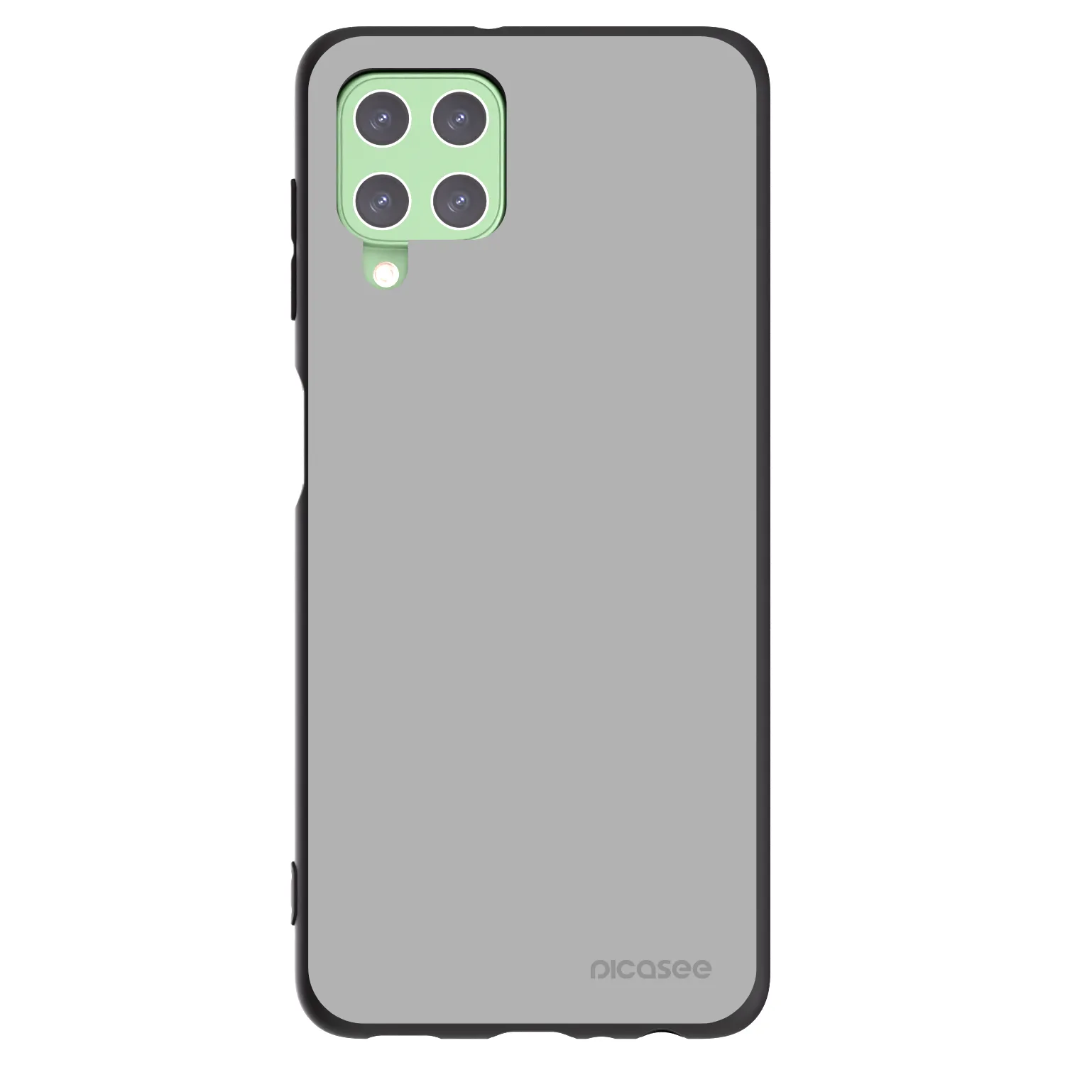 Picasee Μαύρη θήκη σιλικόνης για Samsung Galaxy A22 A225F 4G - Stone