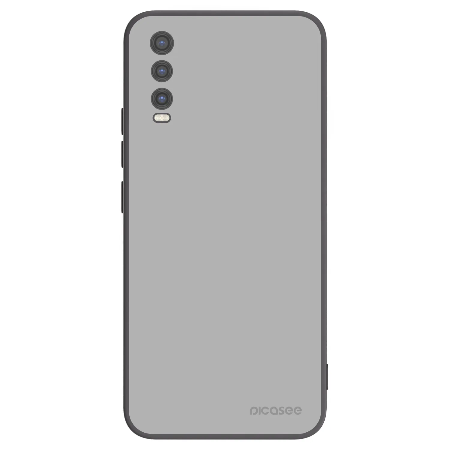 Picasee Μαύρη θήκη σιλικόνης για Vivo Y20s - Stone