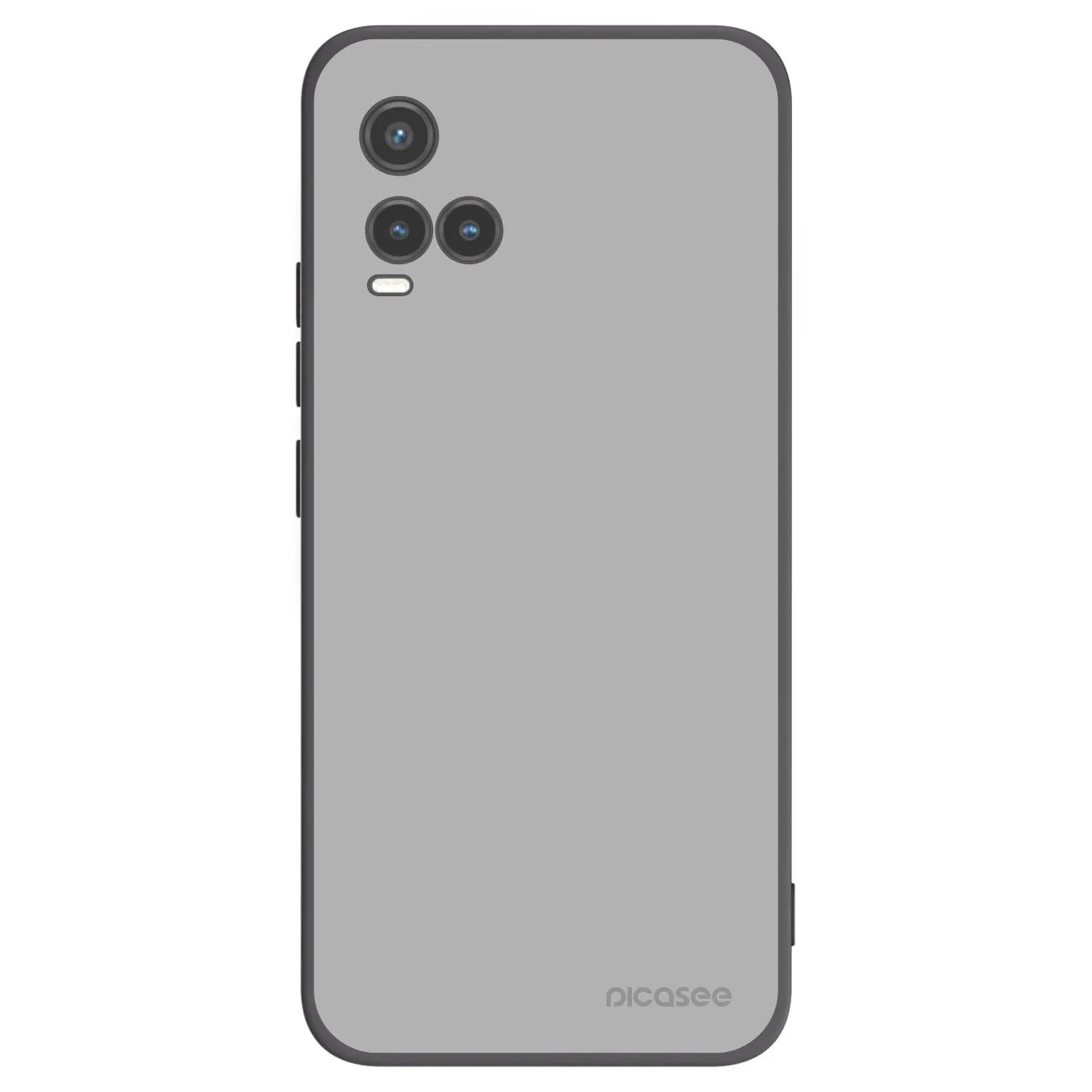 Picasee Μαύρη θήκη σιλικόνης για Vivo Y33s - Stone