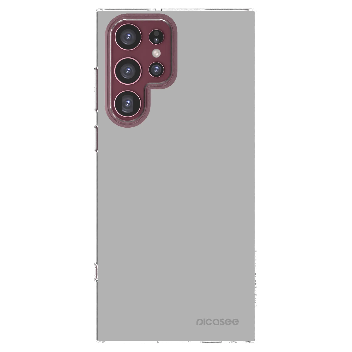 Picasee διαφανής θήκη σιλικόνης Samsung Galaxy S22 Ultra 5G - Stone