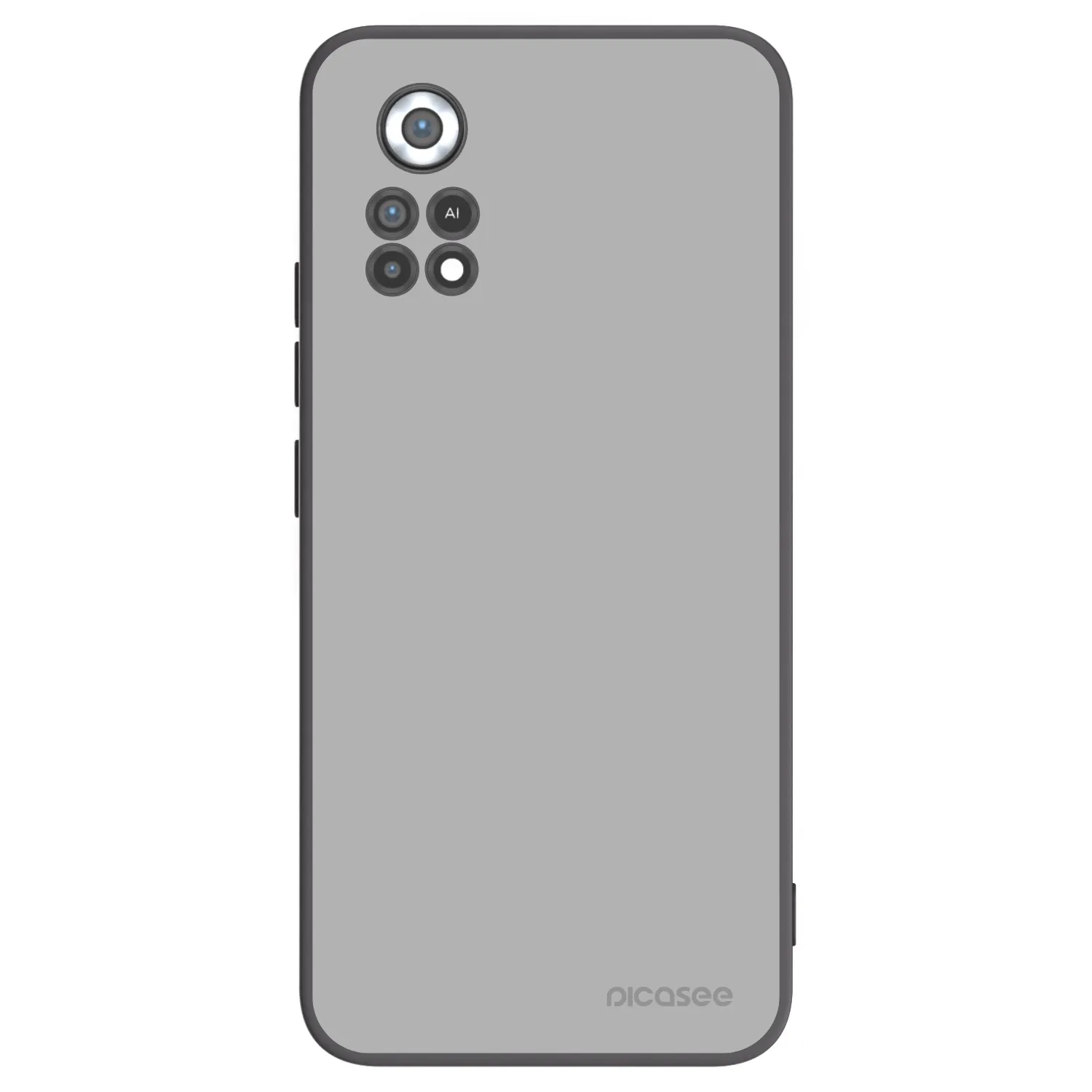 Picasee Μαύρη θήκη σιλικόνης για Xiaomi Poco X4 Pro 5G - Stone