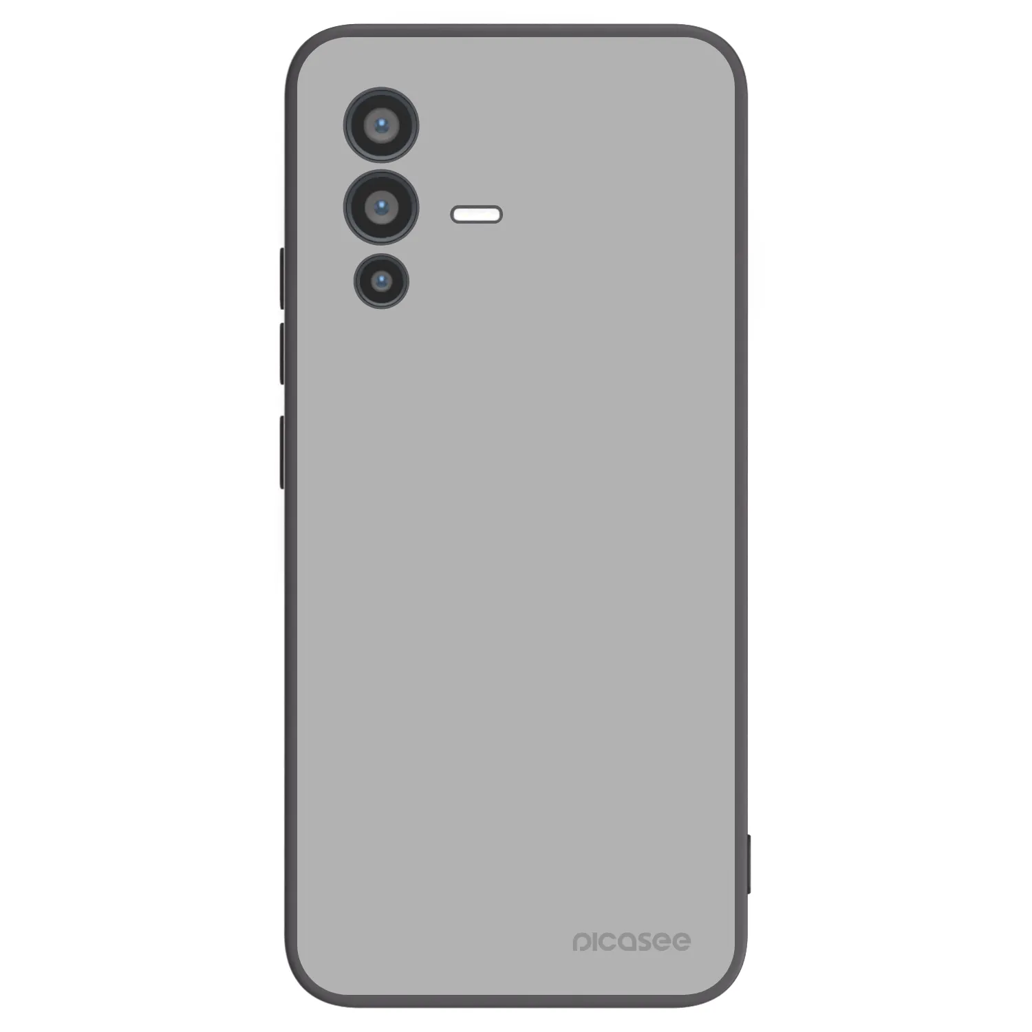 Picasee Μαύρη θήκη σιλικόνης για Vivo V23 5G - Stone