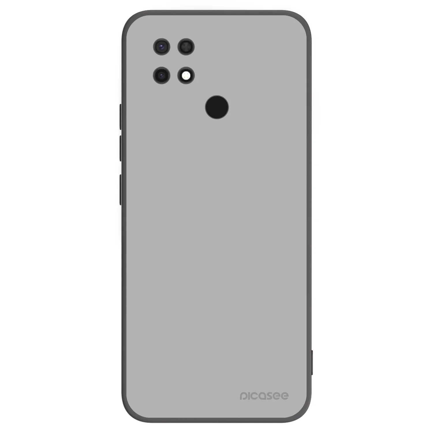Picasee Μαύρη θήκη σιλικόνης για Xiaomi Redmi 10C - Stone