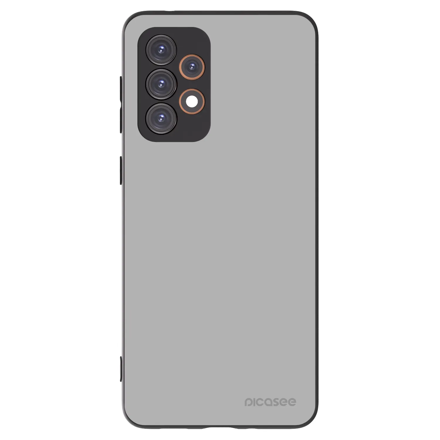 Picasee Μαύρη θήκη σιλικόνης για Samsung Galaxy A33 5G A336 - Stone