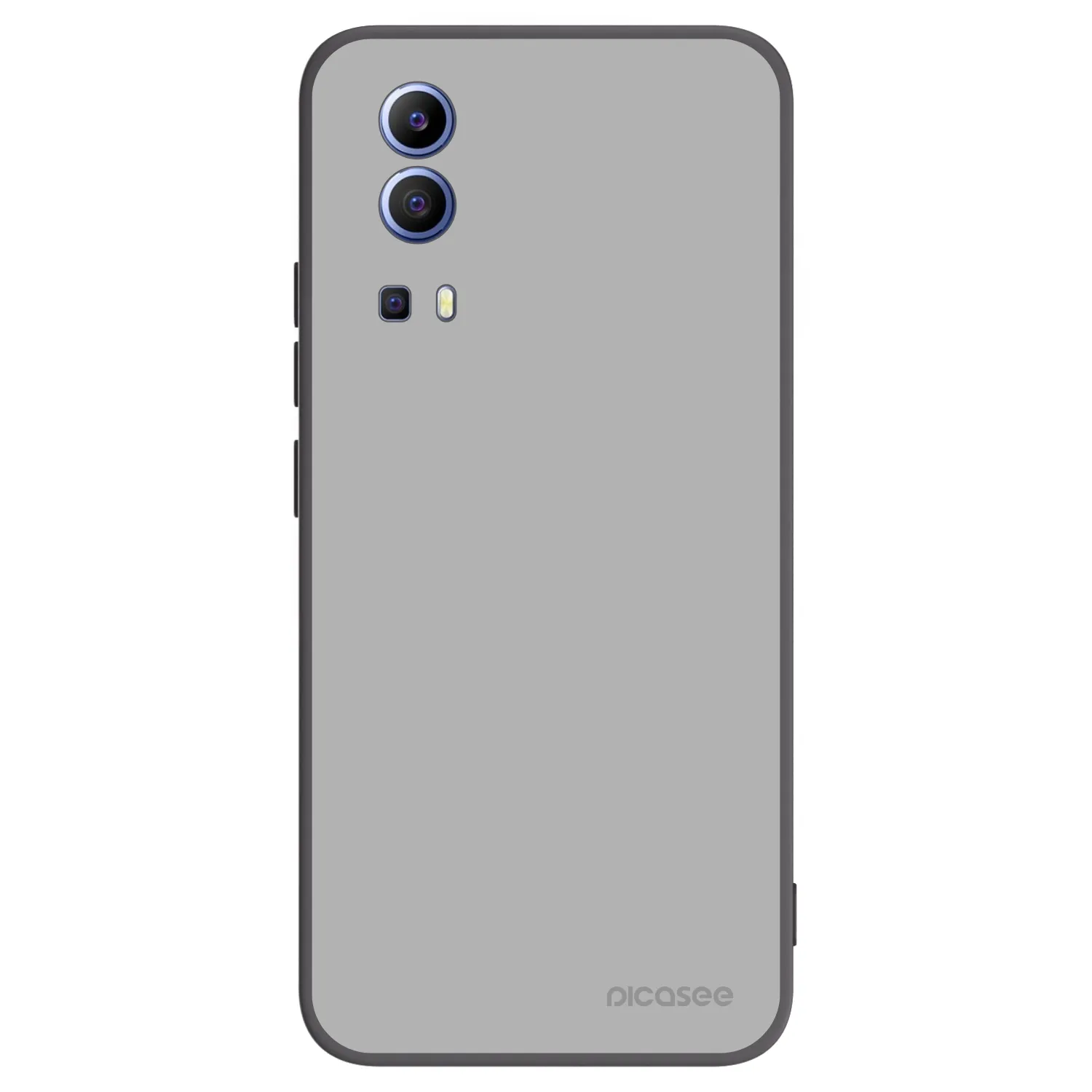 Picasee Μαύρη θήκη σιλικόνης για Vivo Y52 5G - Stone