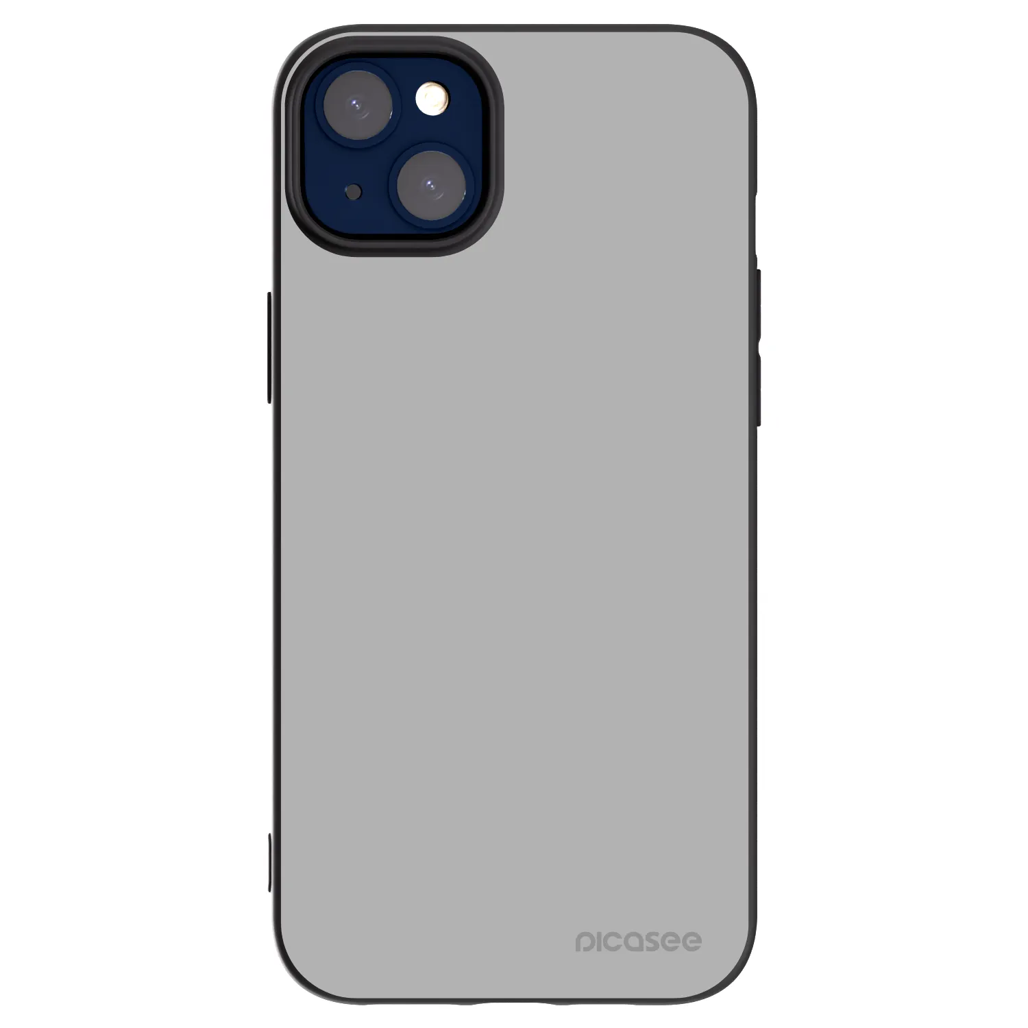 Picasee Μαύρη θήκη σιλικόνης για Apple iPhone 14 Plus - Stone