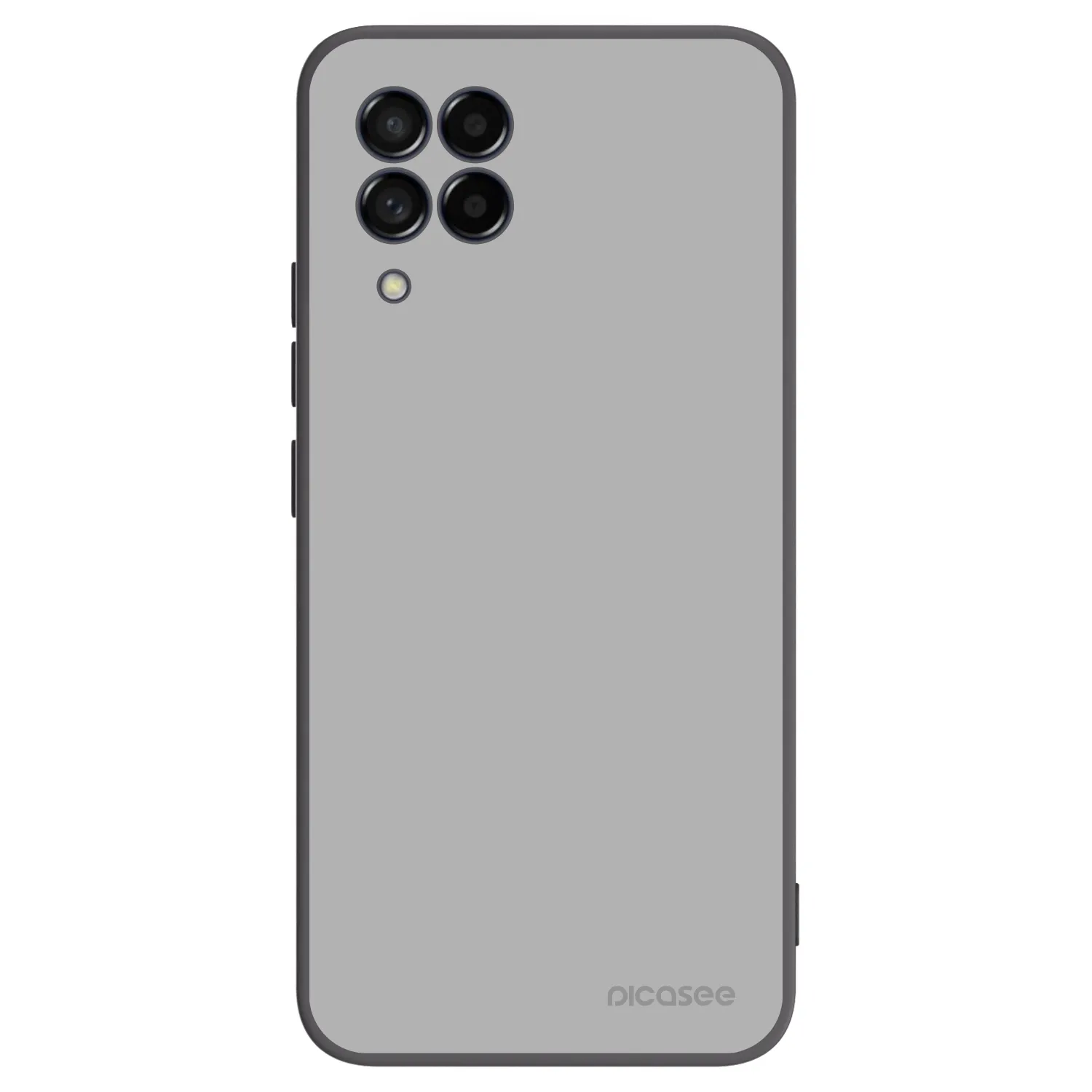 Picasee Μαύρη θήκη σιλικόνης για Samsung Galaxy M53 5G - Stone