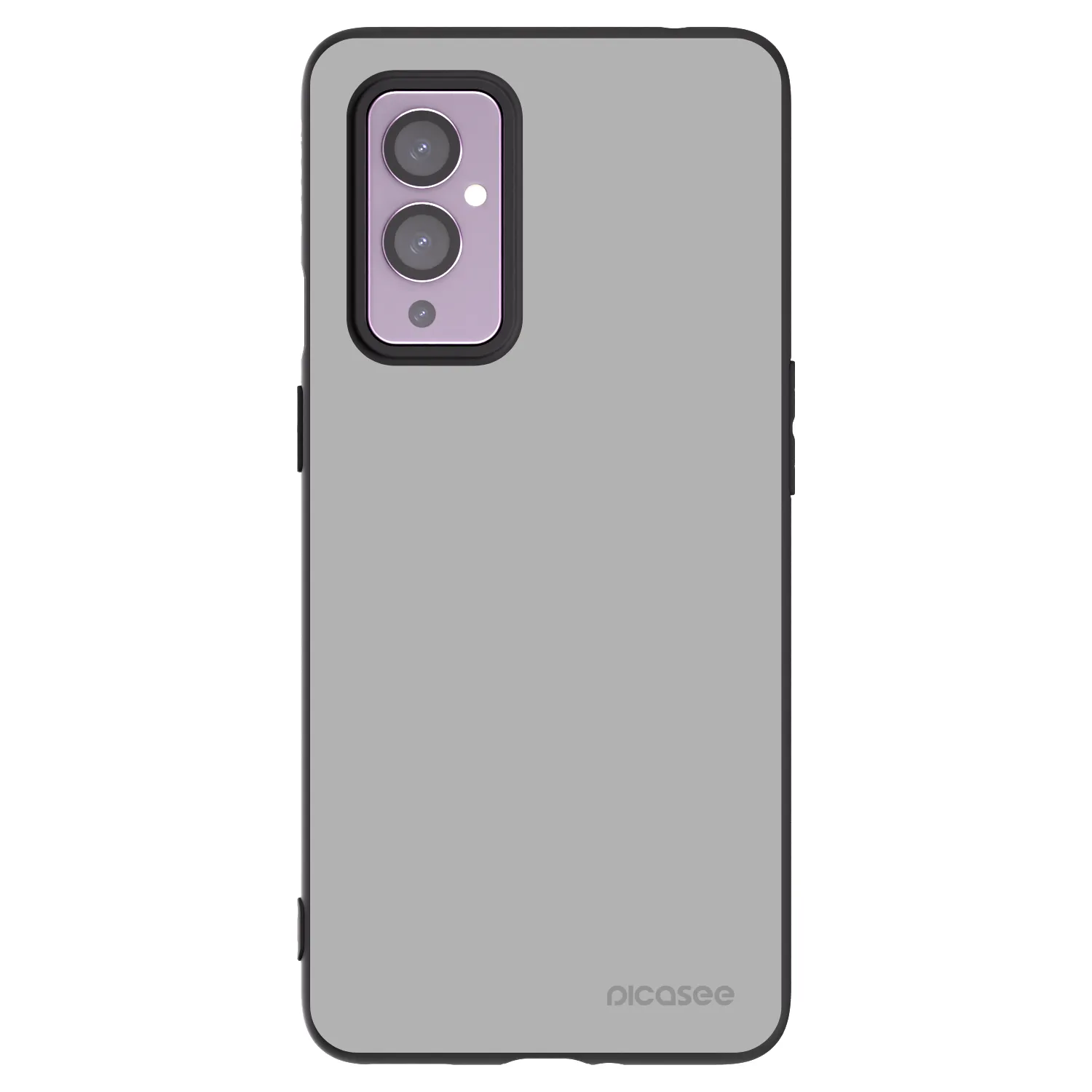 Picasee Μαύρη θήκη σιλικόνης για OnePlus 9 - Stone