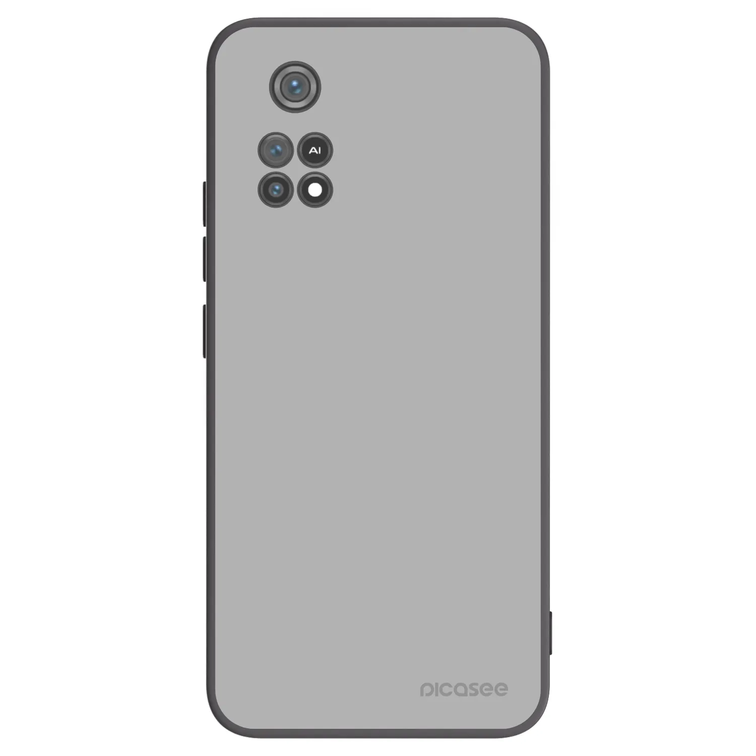 Picasee Μαύρη θήκη σιλικόνης για Xiaomi Poco M4 Pro - Stone