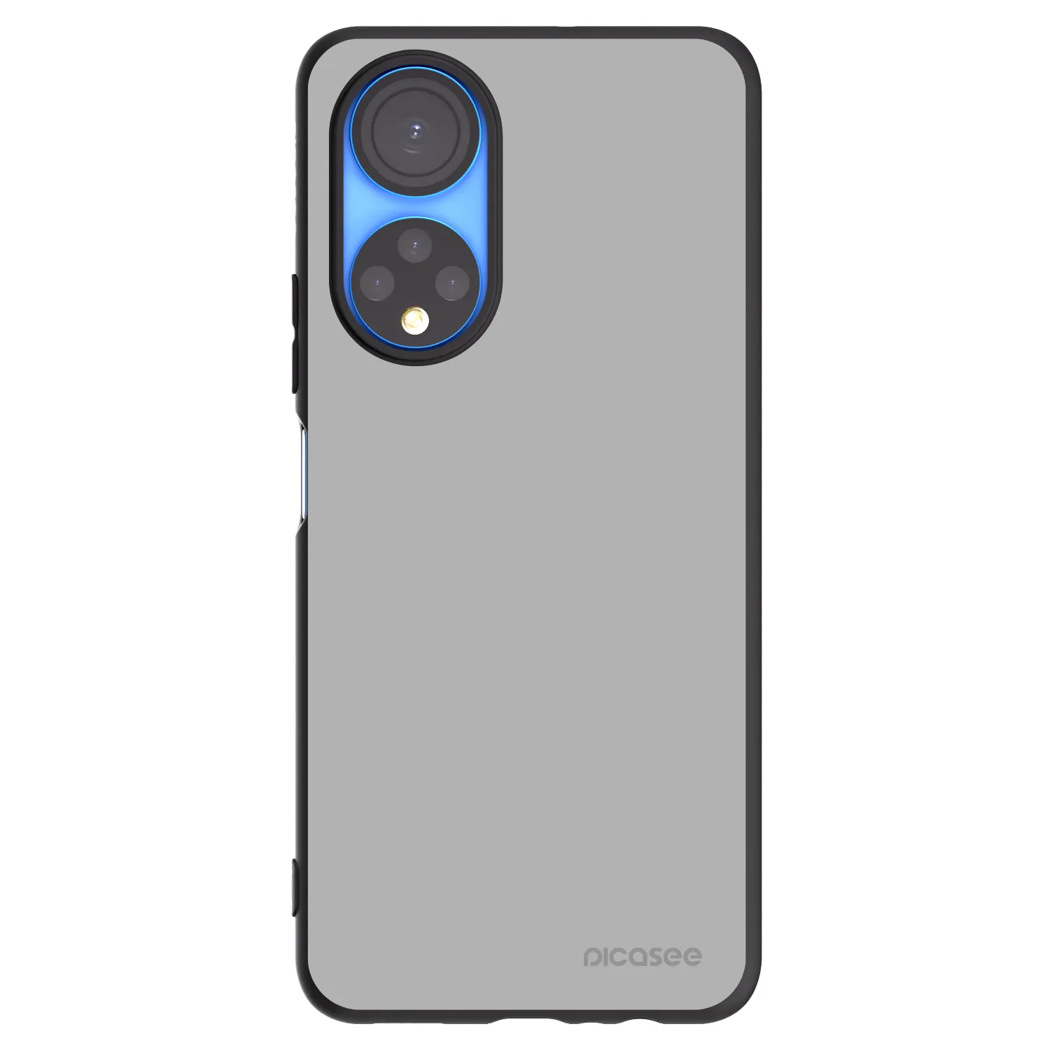 Picasee Μαύρη θήκη σιλικόνης για Honor X7 - Stone