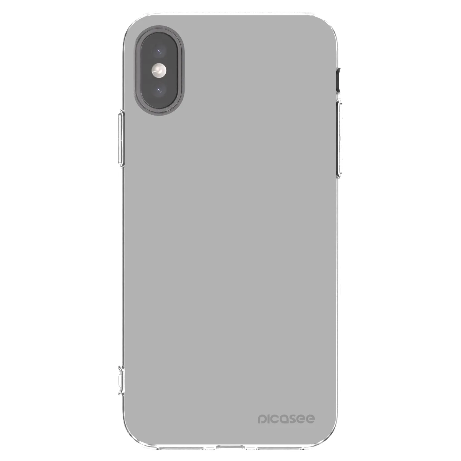 Picasee διαφανής θήκη σιλικόνης Apple iPhone X/XS - Stone