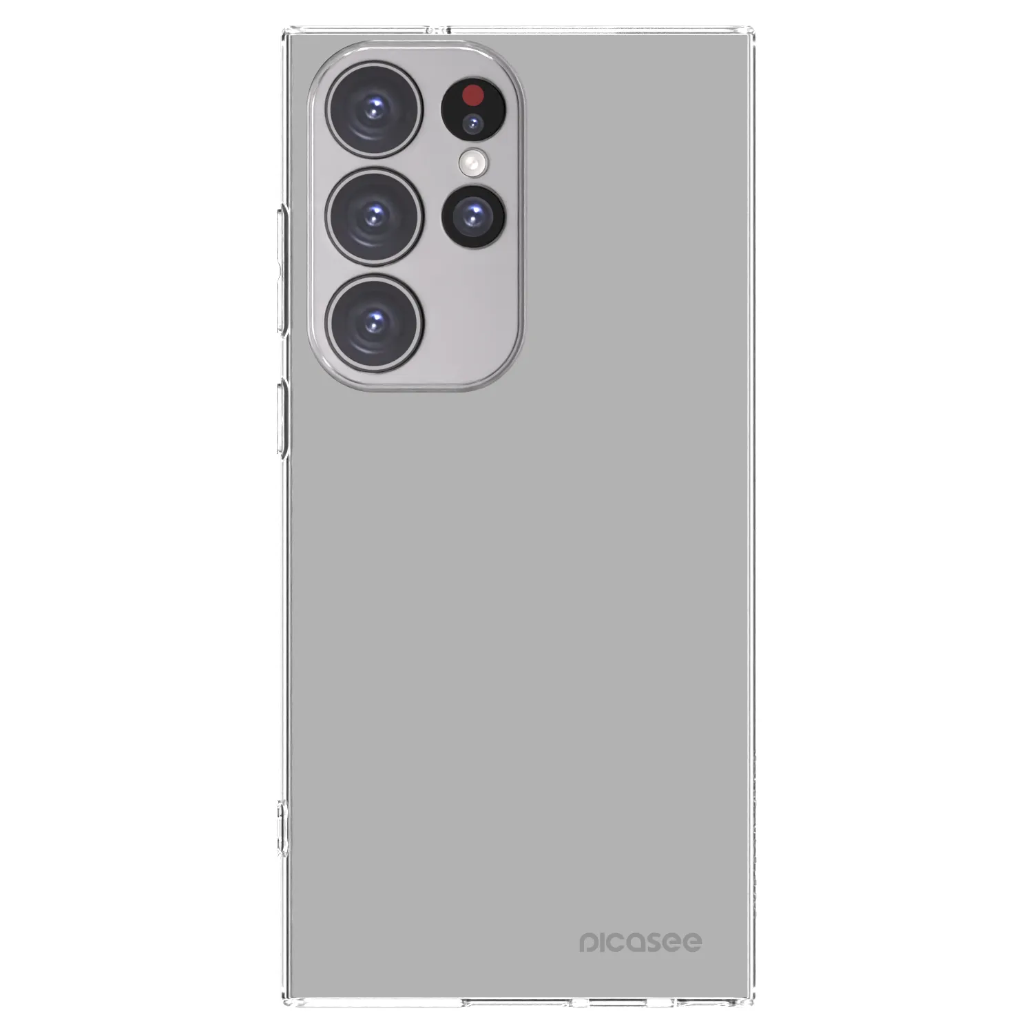 Picasee διαφανής θήκη σιλικόνης Samsung Galaxy S23 Ultra 5G - Stone