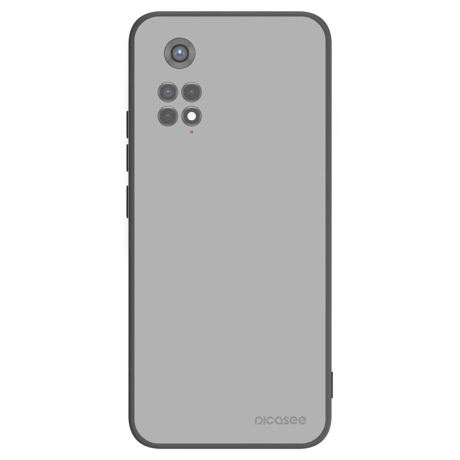 Picasee Μαύρη θήκη σιλικόνης για Xiaomi Redmi Note 11S 5G - Stone