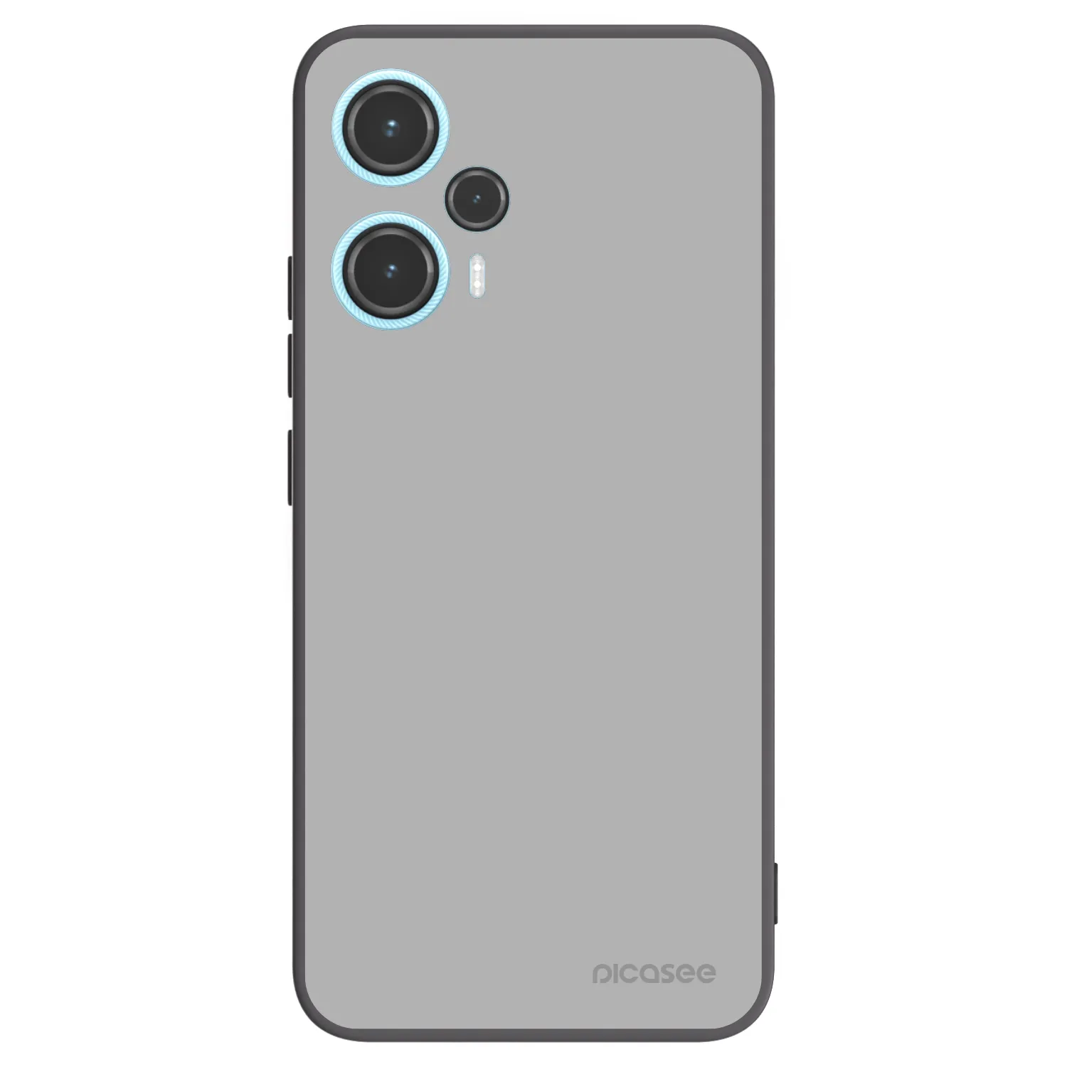 Picasee Μαύρη θήκη σιλικόνης για Xiaomi Poco F5 - Stone