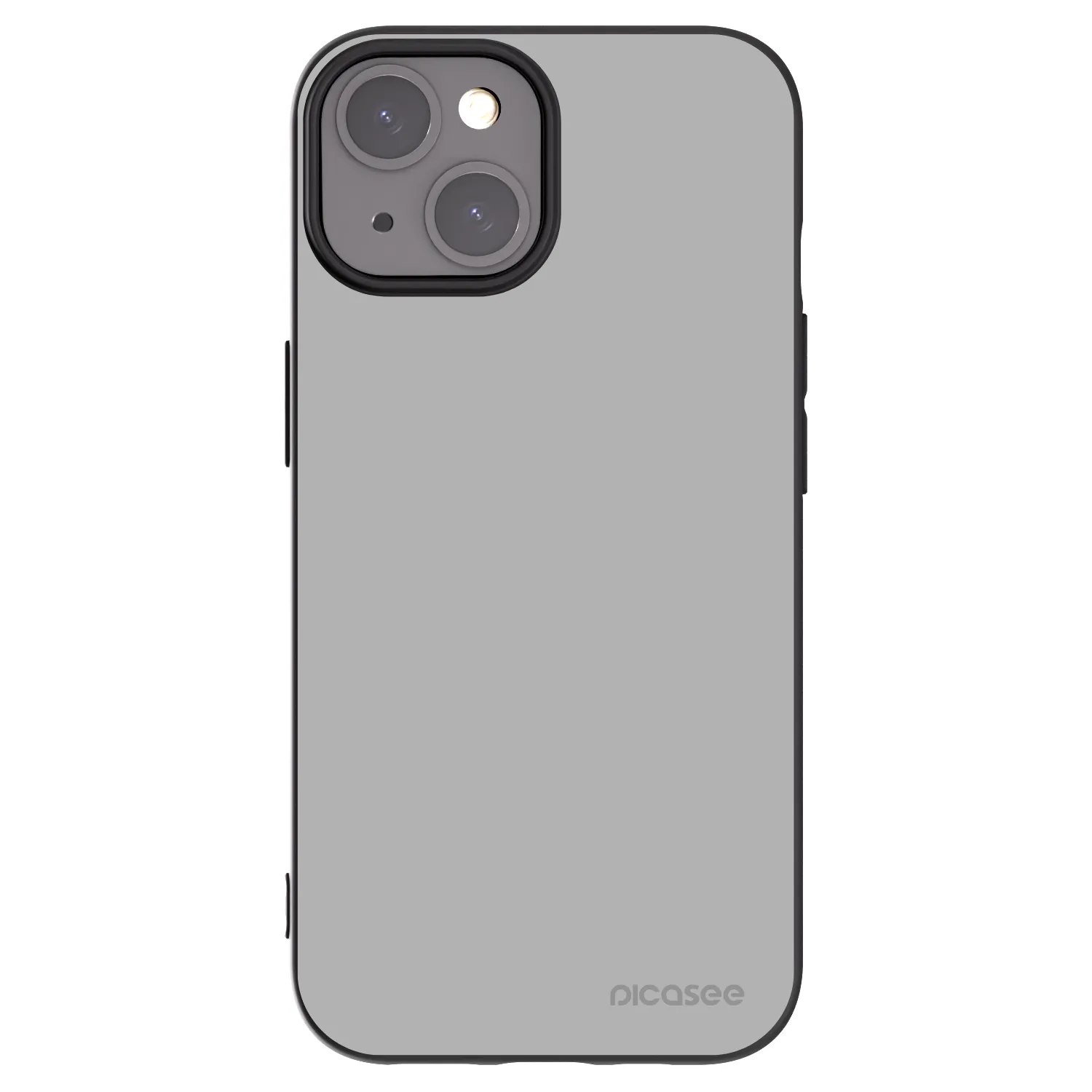Picasee Μαύρη θήκη σιλικόνης για Apple iPhone 15 - Stone
