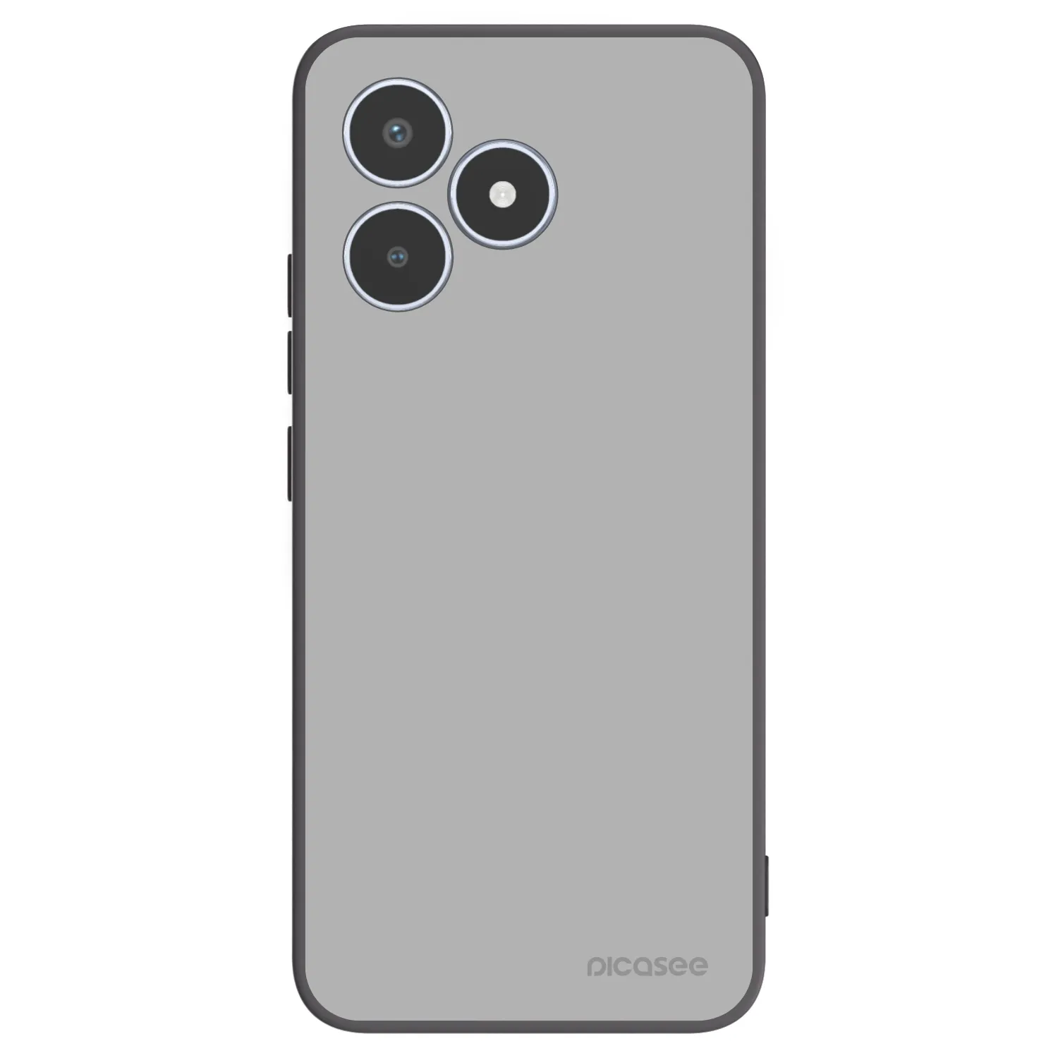 Picasee Μαύρη θήκη σιλικόνης για Realme C53 - Stone