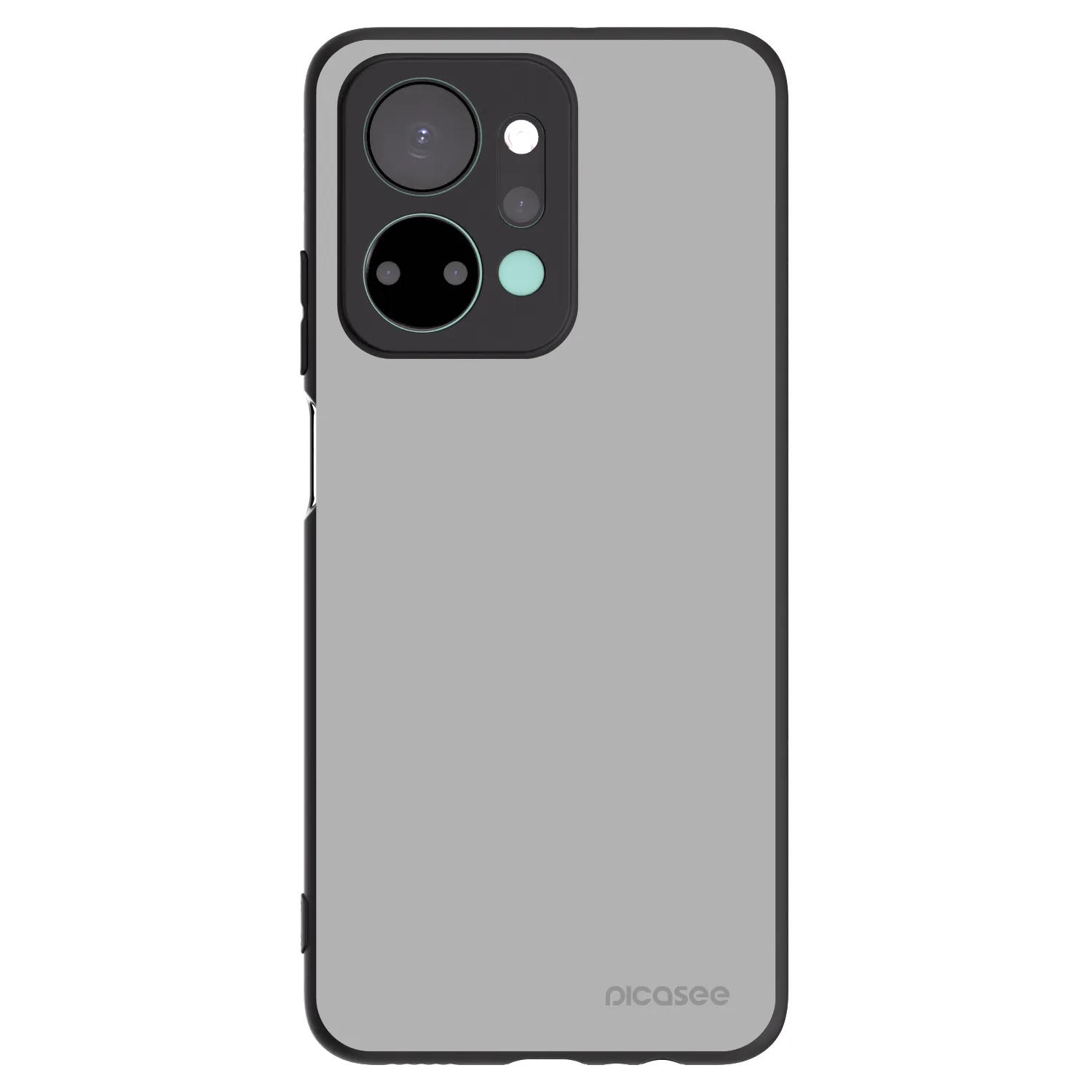 Picasee Μαύρη θήκη σιλικόνης για Honor X7a - Stone