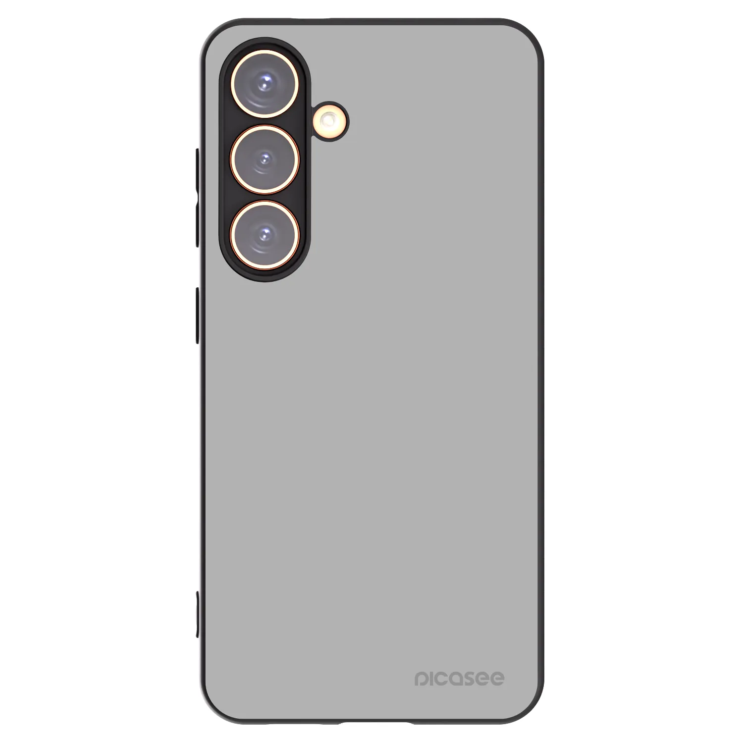 Picasee Μαύρη θήκη σιλικόνης για Samsung Galaxy S24 S921B 5G - Stone