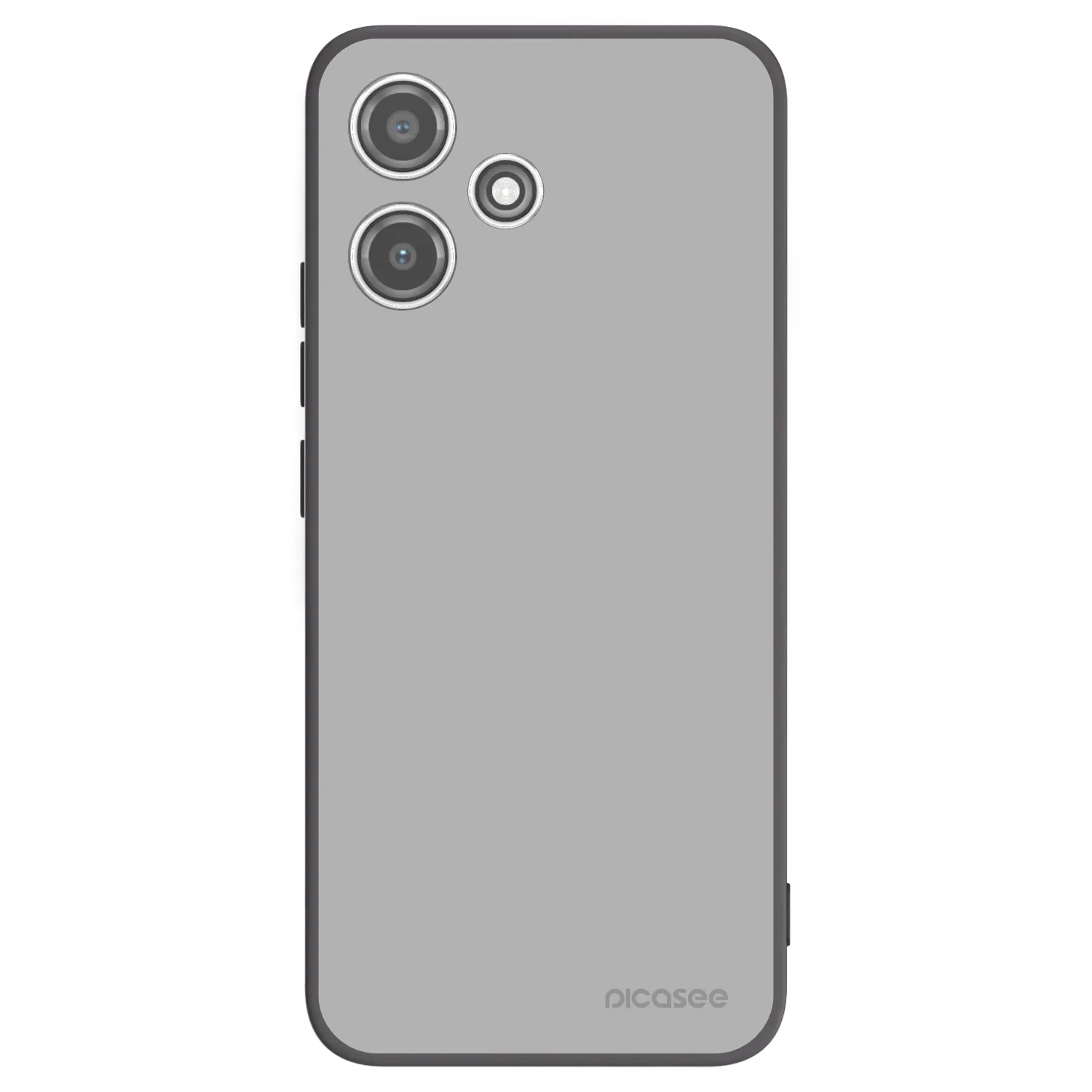 Picasee Μαύρη θήκη σιλικόνης για Xiaomi Redmi 12 5G - Stone