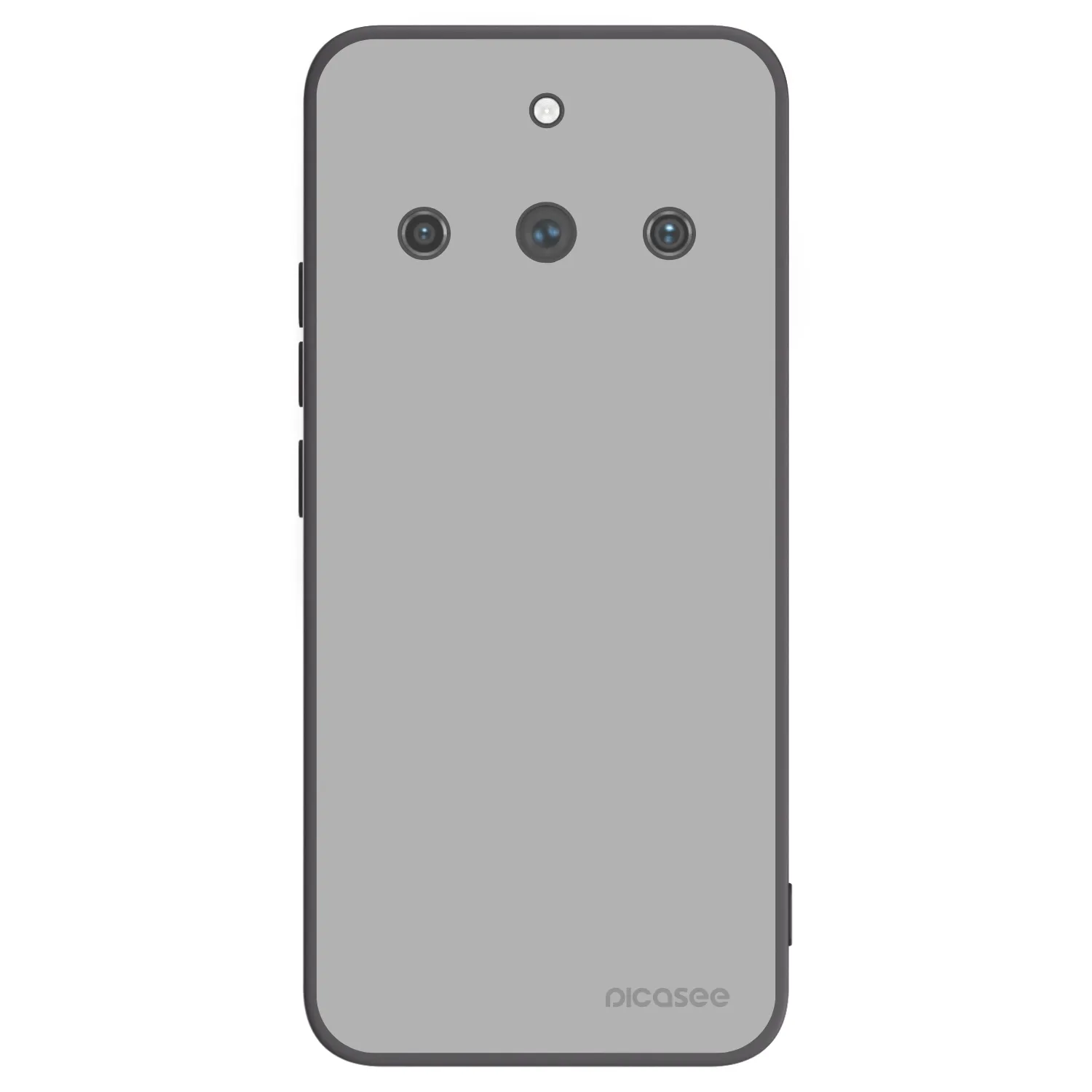 Picasee Μαύρη θήκη σιλικόνης για Realme 11 Pro+ - Stone