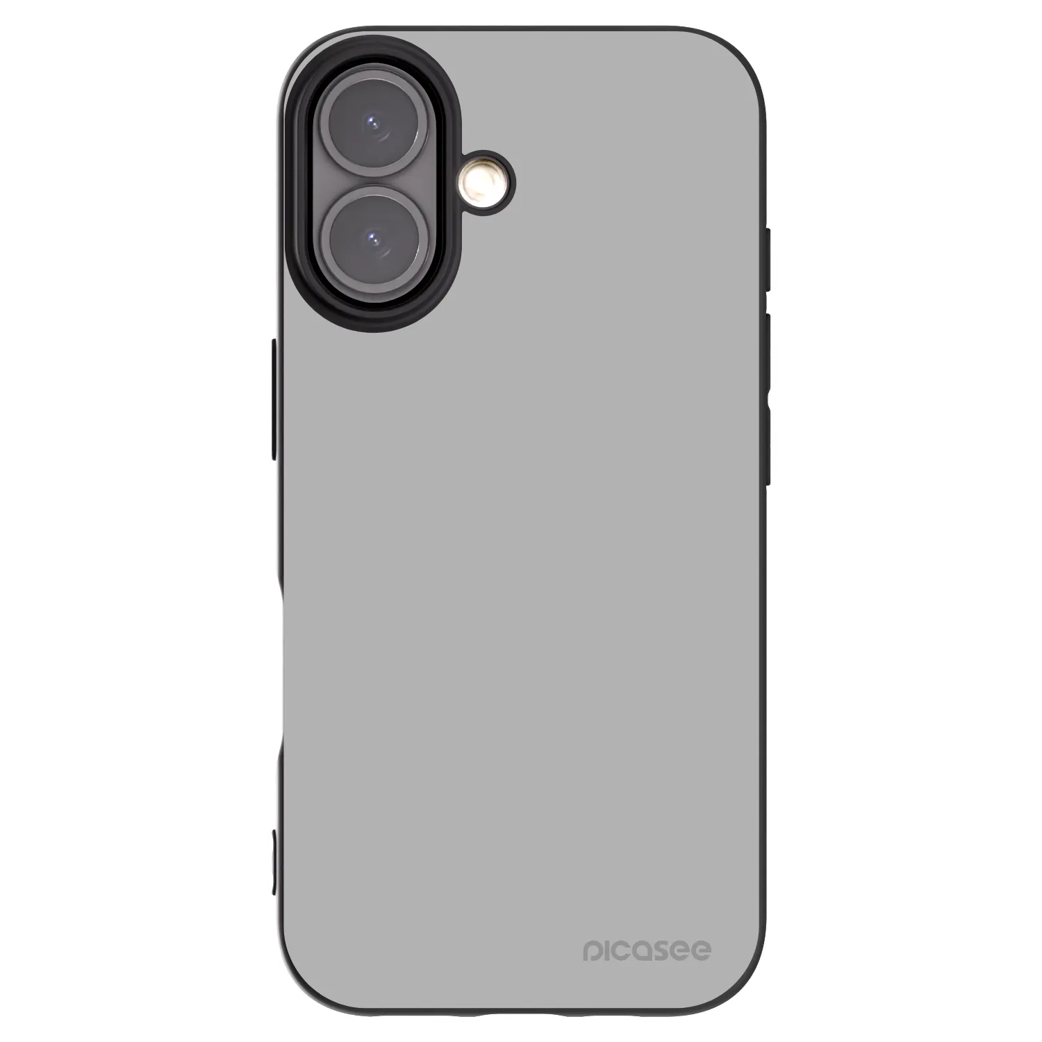 Picasee Μαύρη θήκη σιλικόνης για Apple iPhone 16 - Stone