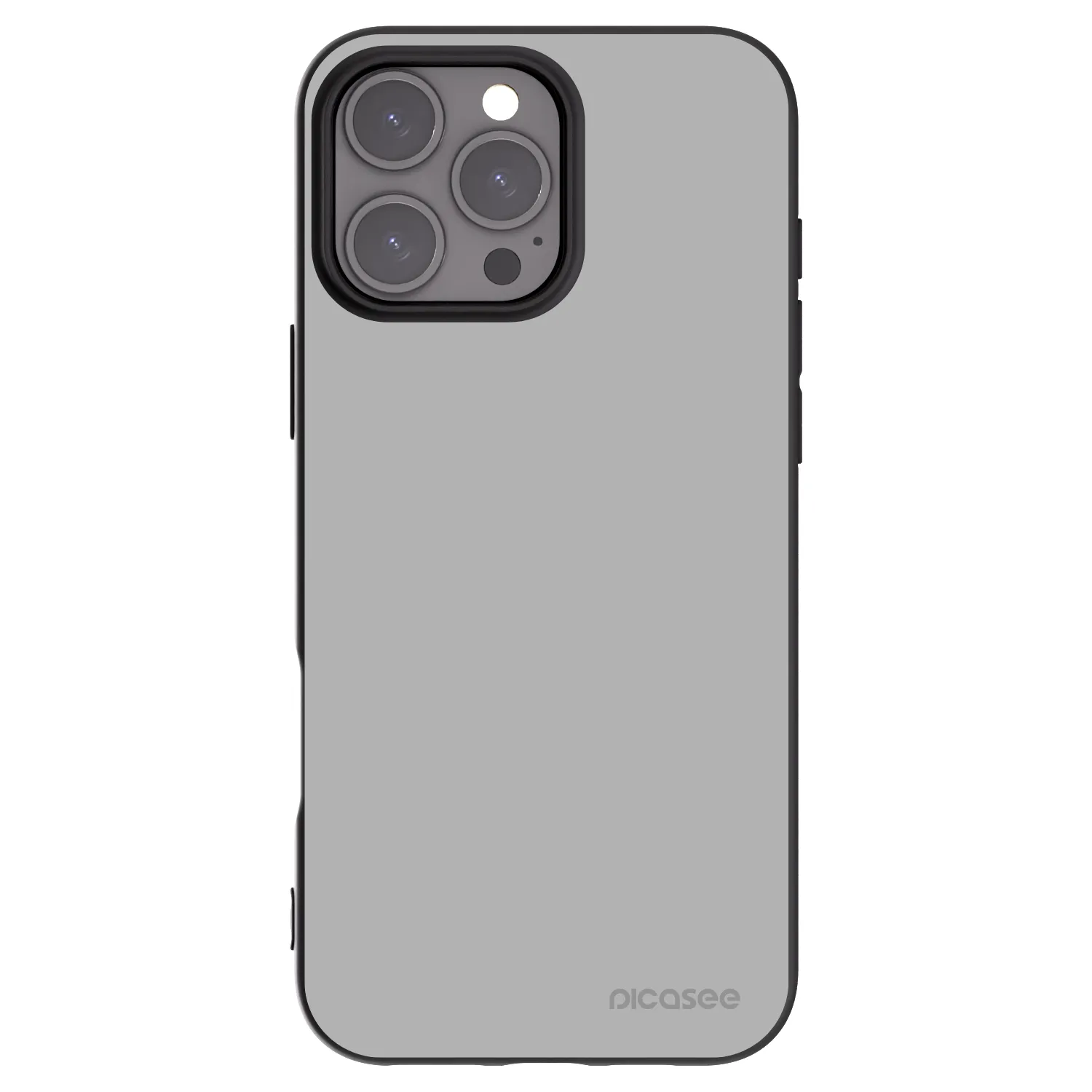 Picasee Μαύρη θήκη σιλικόνης για Apple iPhone 16 Pro Max - Stone