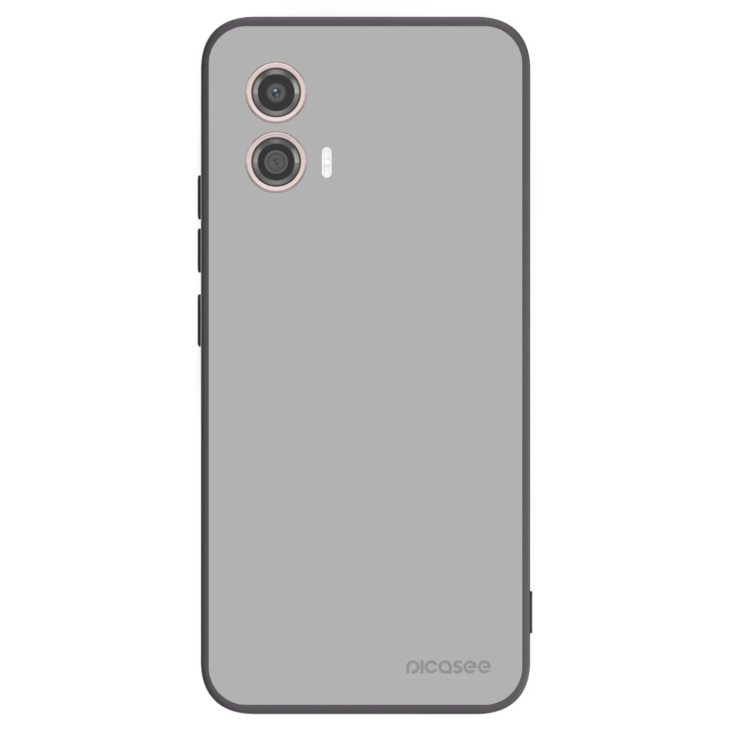 Picasee Μαύρη θήκη σιλικόνης για Motorola Moto G53 5G - Stone