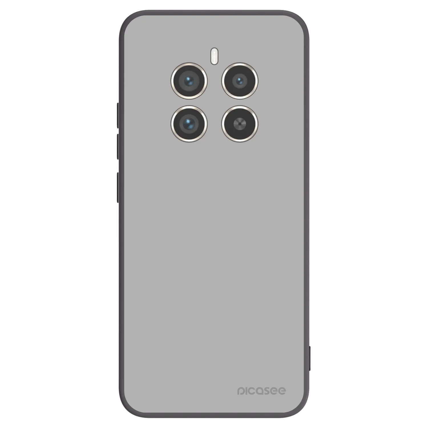 Picasee Μαύρη θήκη σιλικόνης για Realme 12 Pro 5G - Stone