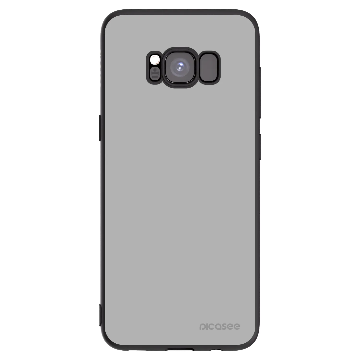 Picasee Μαύρη θήκη σιλικόνης για Samsung Galaxy S8 G950F - Stone