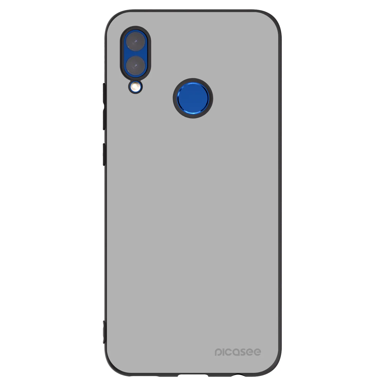 Picasee Μαύρη θήκη σιλικόνης για Honor 10 Lite - Stone