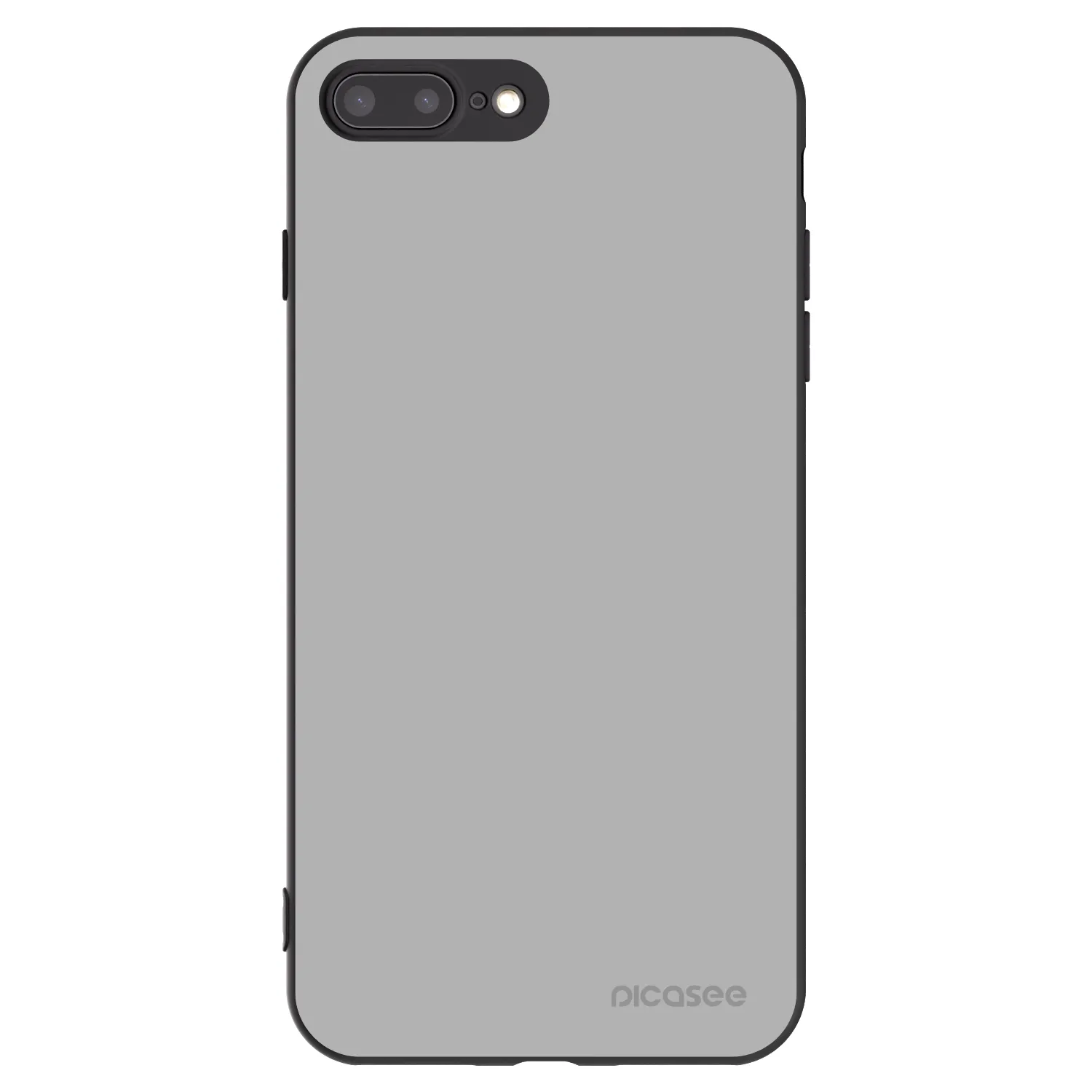 Picasee Μαύρη θήκη σιλικόνης για Apple iPhone 7 Plus - Stone