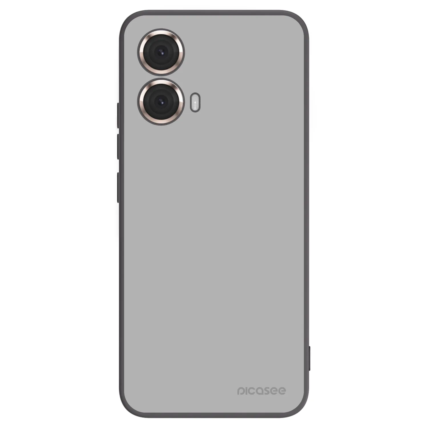 Picasee Μαύρη θήκη σιλικόνης για Motorola Moto G85 - Stone
