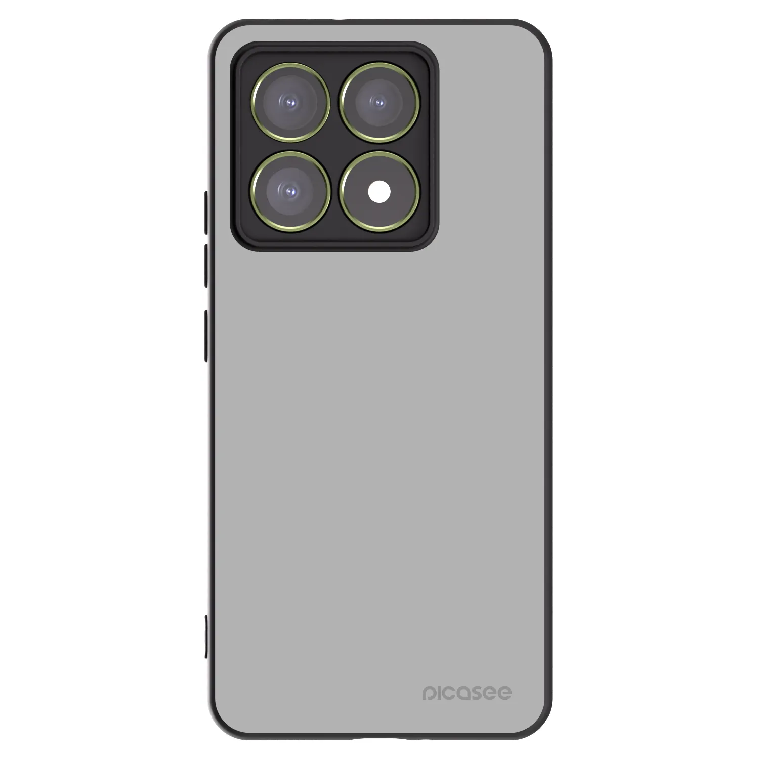 Picasee Μαύρη θήκη σιλικόνης για Xiaomi 14T - Stone