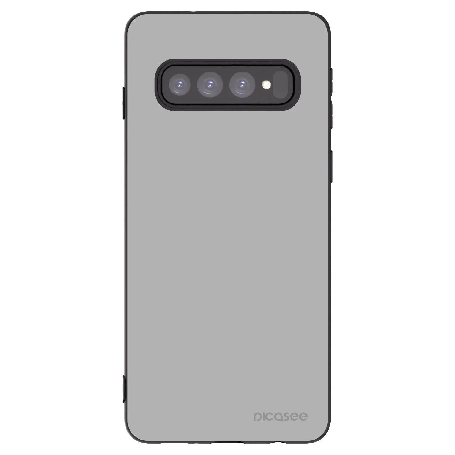 Picasee Μαύρη θήκη σιλικόνης για Samsung Galaxy S10 G973 - Stone