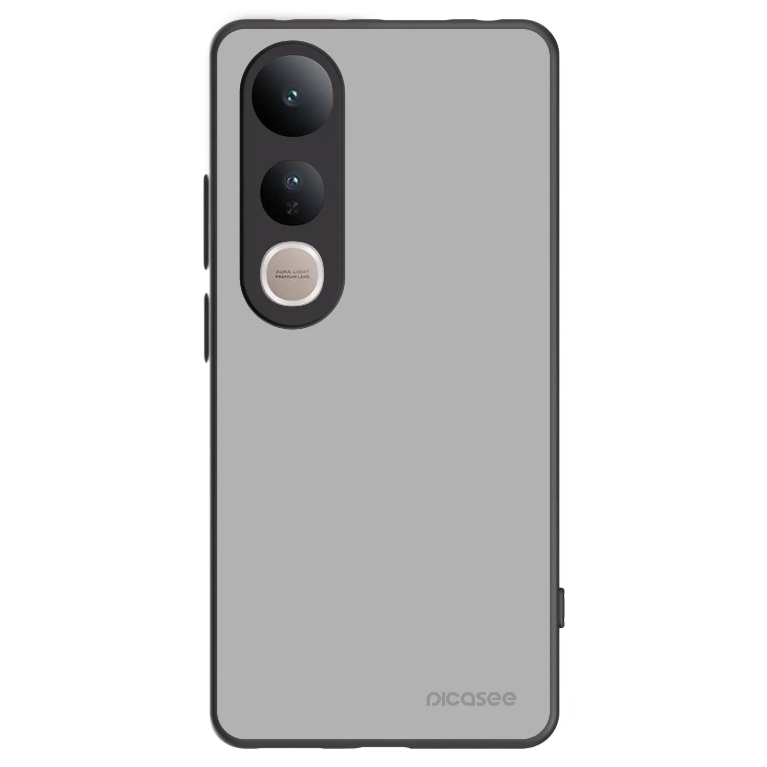 Picasee Μαύρη θήκη σιλικόνης για Vivo V50 Lite 5G - Stone