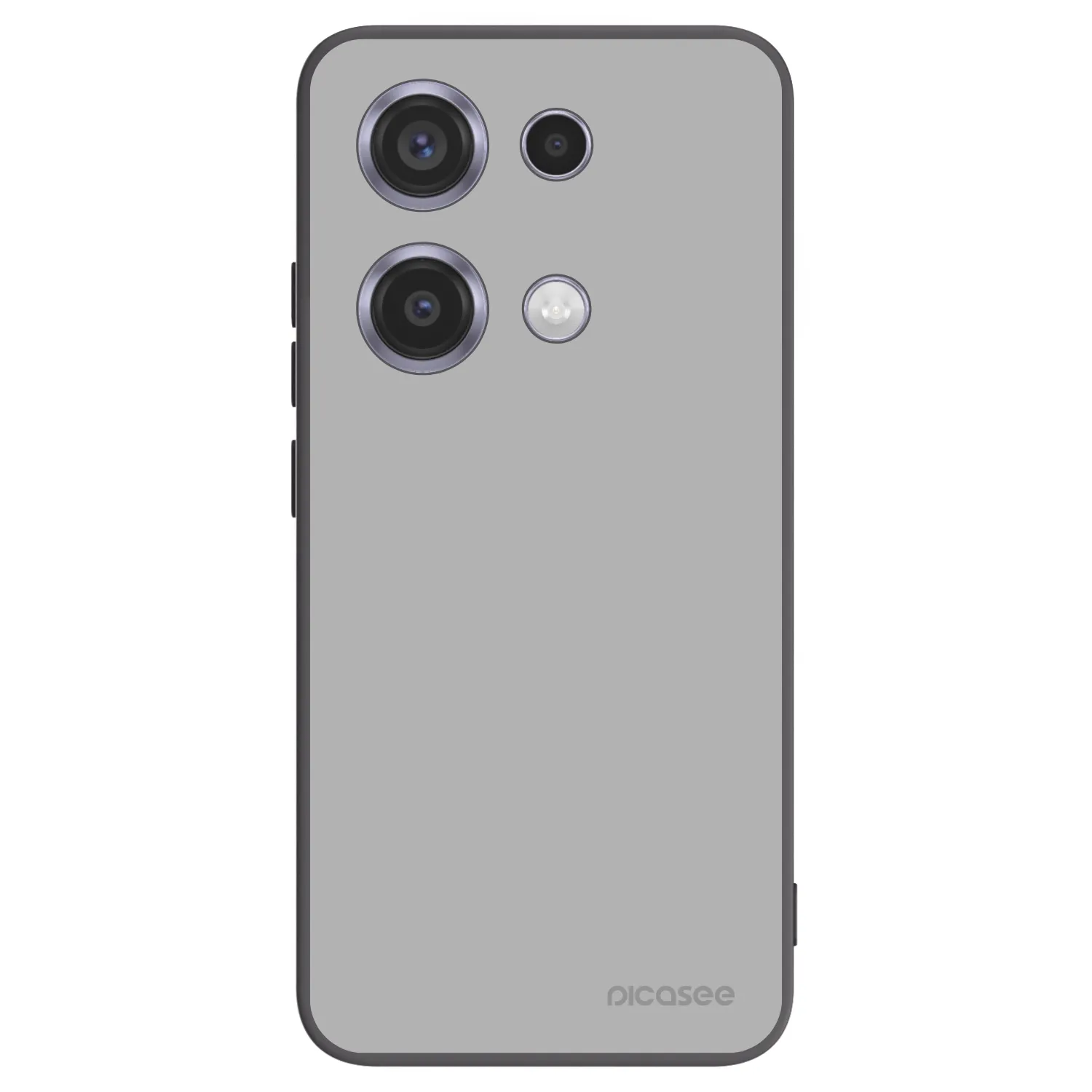 Picasee Μαύρη θήκη σιλικόνης για Xiaomi Redmi Note 14S - Stone