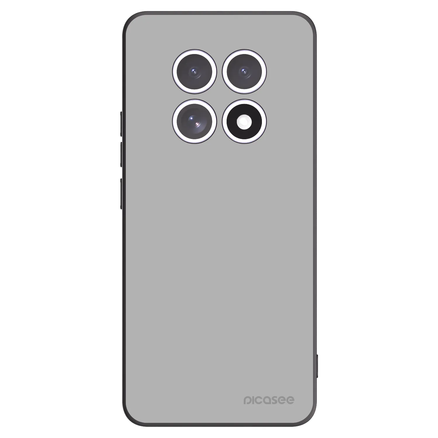 Picasee Μαύρη θήκη σιλικόνης για Xiaomi Redmi Note 15 - Stone