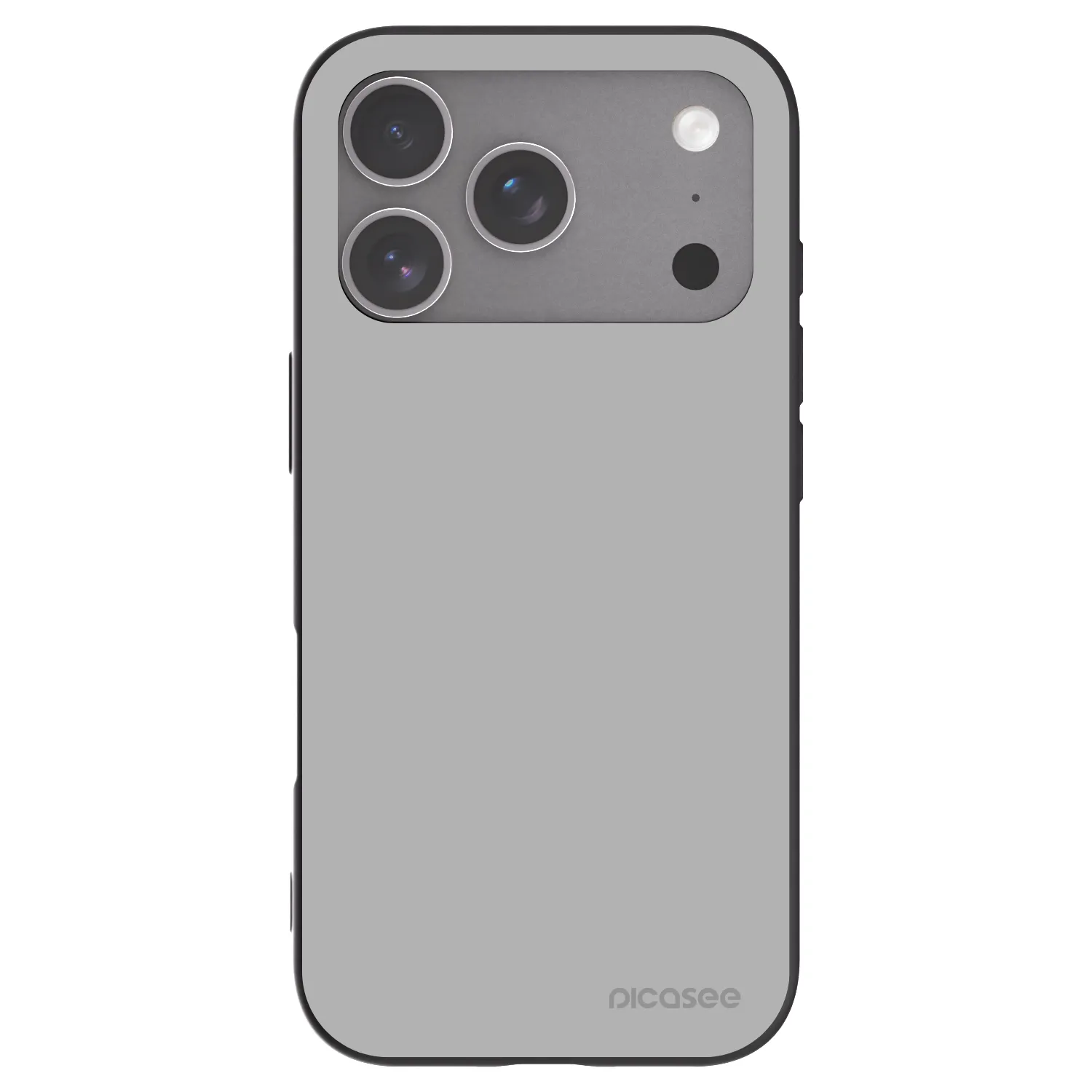 Picasee Μαύρη θήκη σιλικόνης για Apple iPhone 18 Pro - Stone